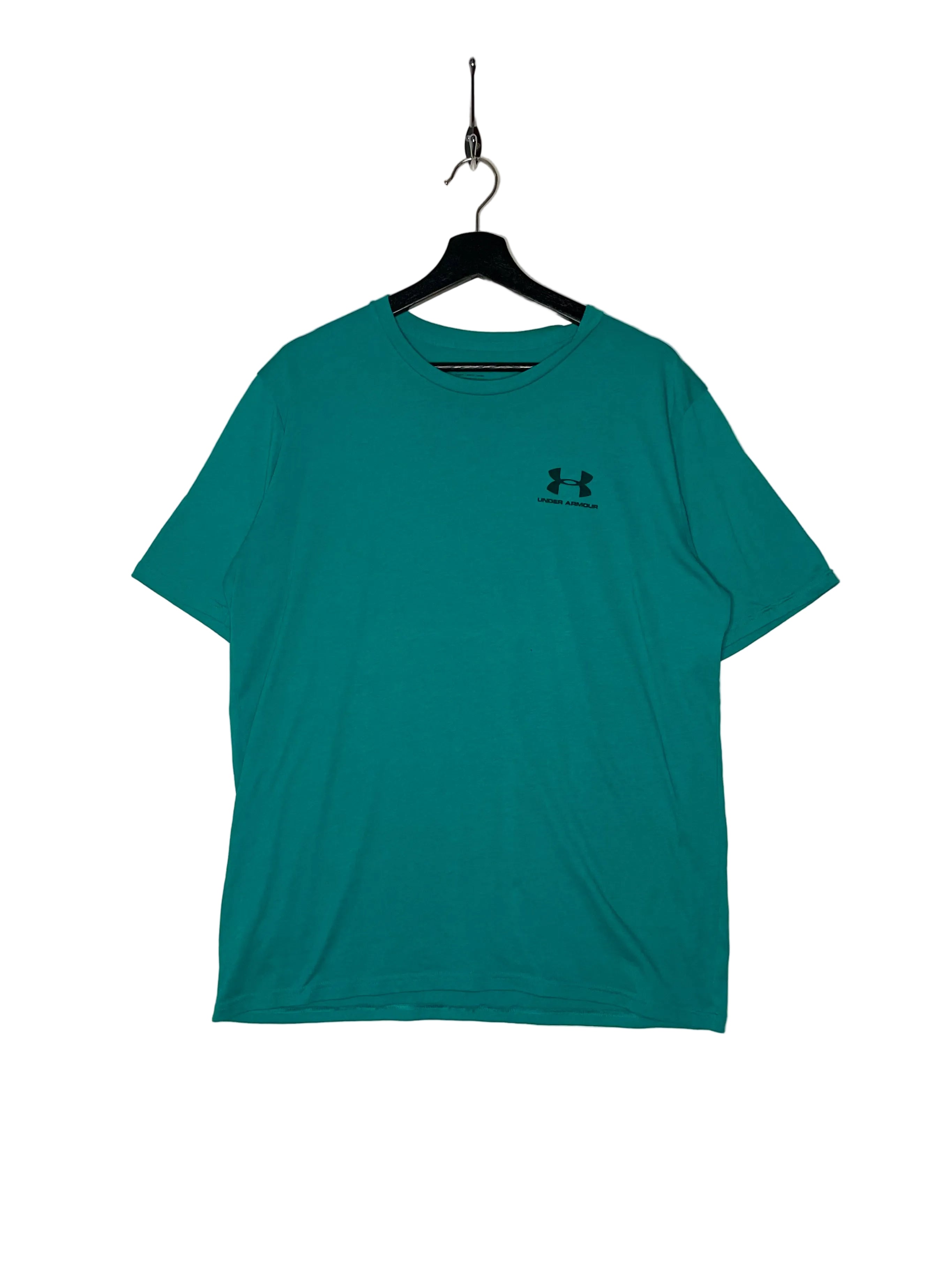 Under Armour Basic T-Shirt Türkis Größe L