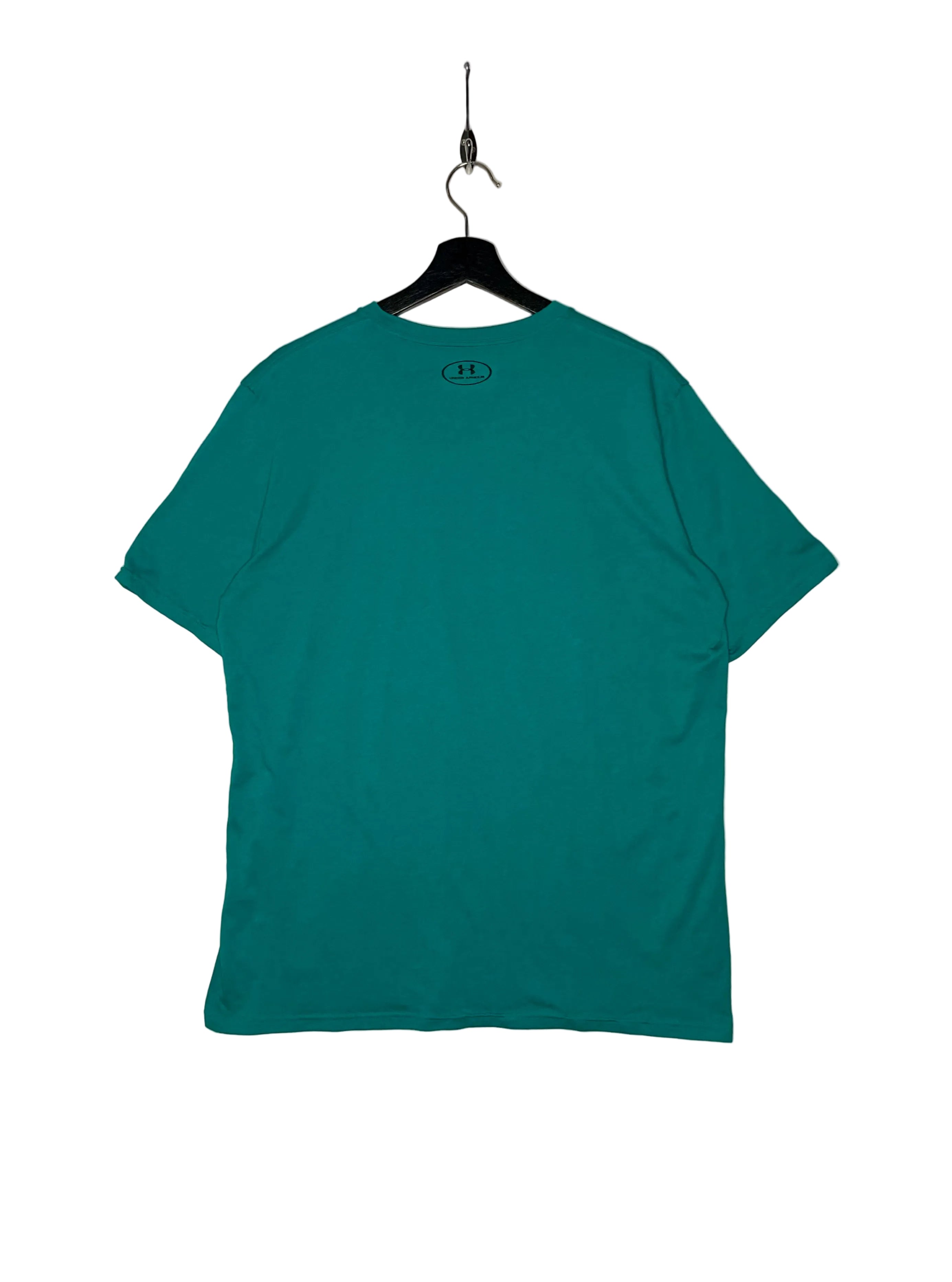 Under Armour Basic T-Shirt Türkis Größe L
