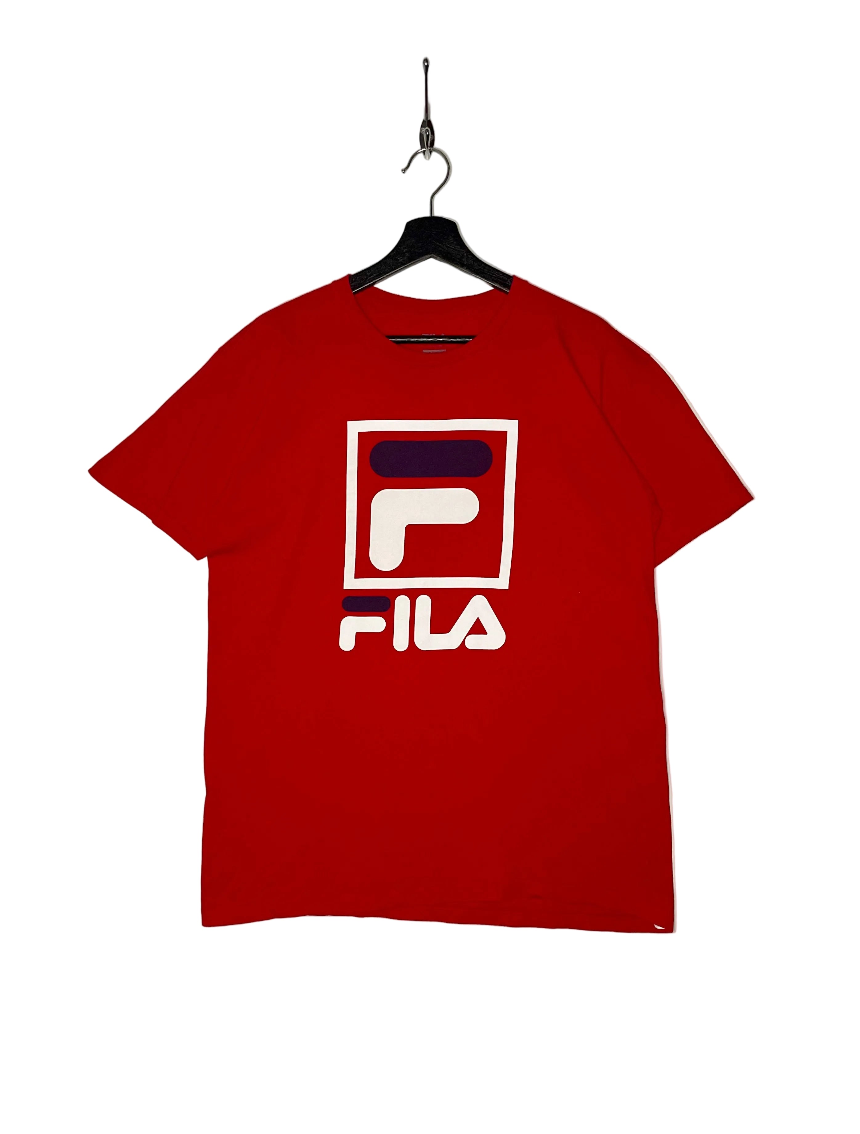 Fila T-Shirt Logoprint Rot Größe L