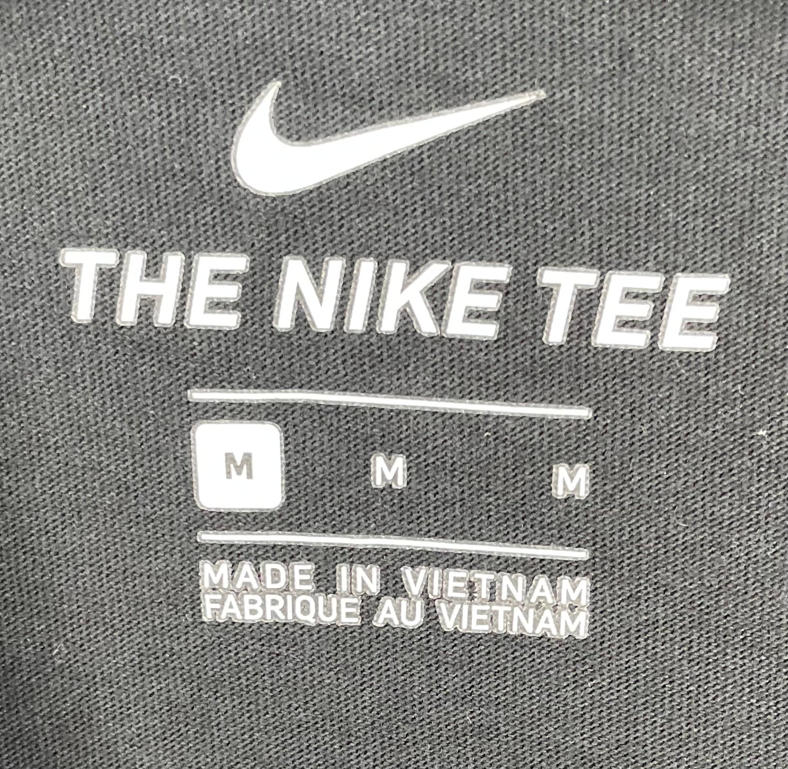 Nike T-Shirt Just Do It Print Schwarz Größe M