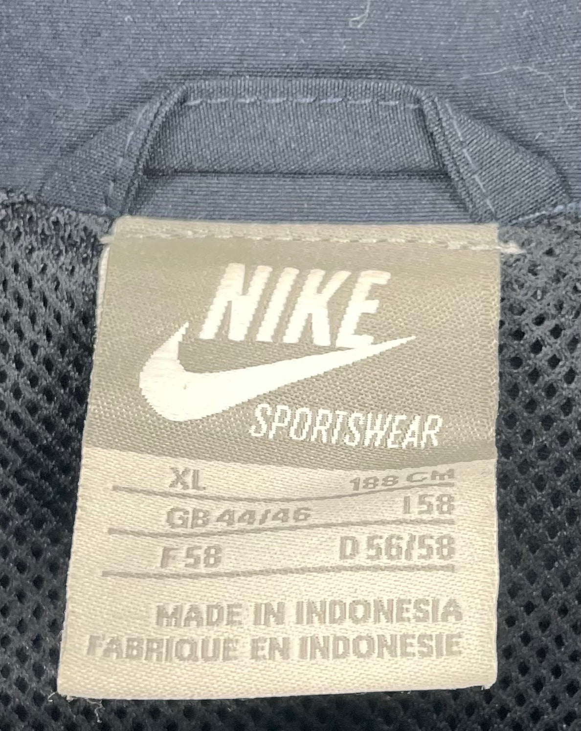 Nike Vintage Trainingsjacke Blau Größe XL