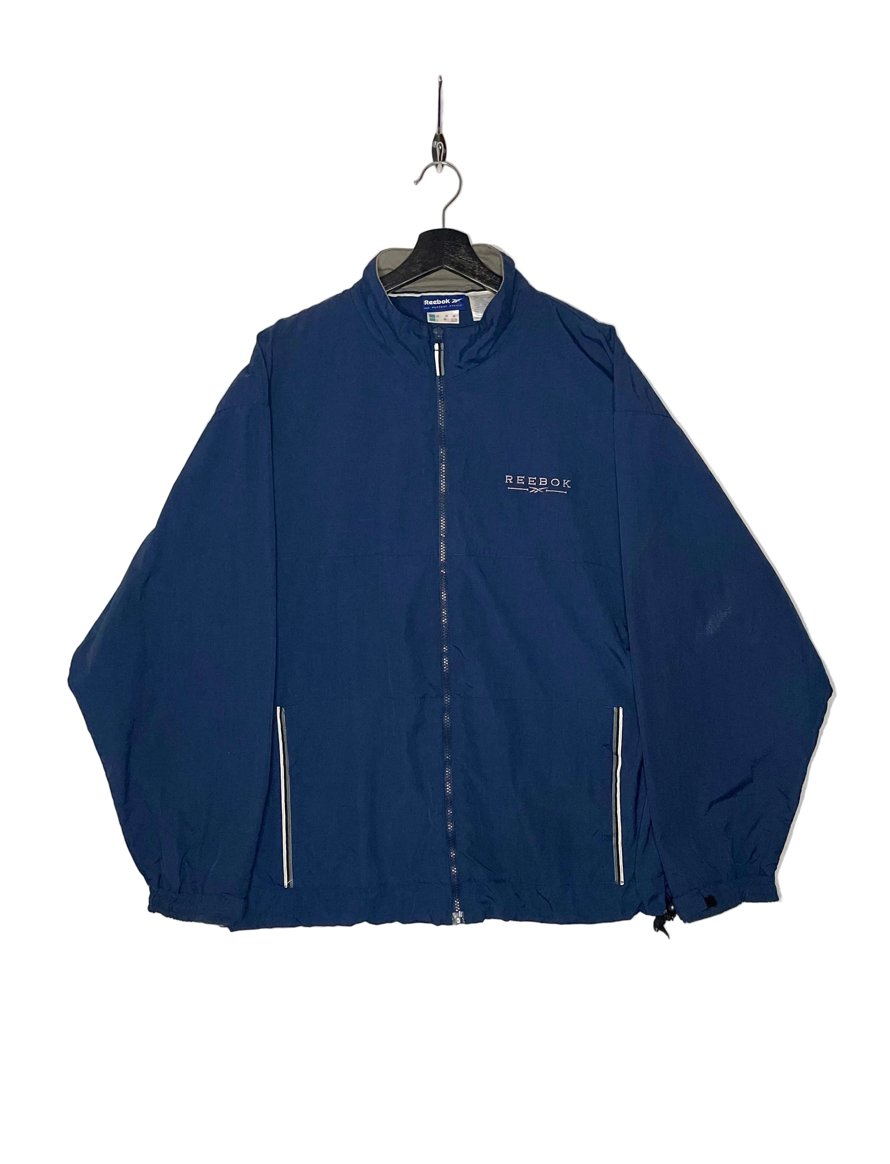 Reebok Vintage Trainingsjacke Blau Größe M