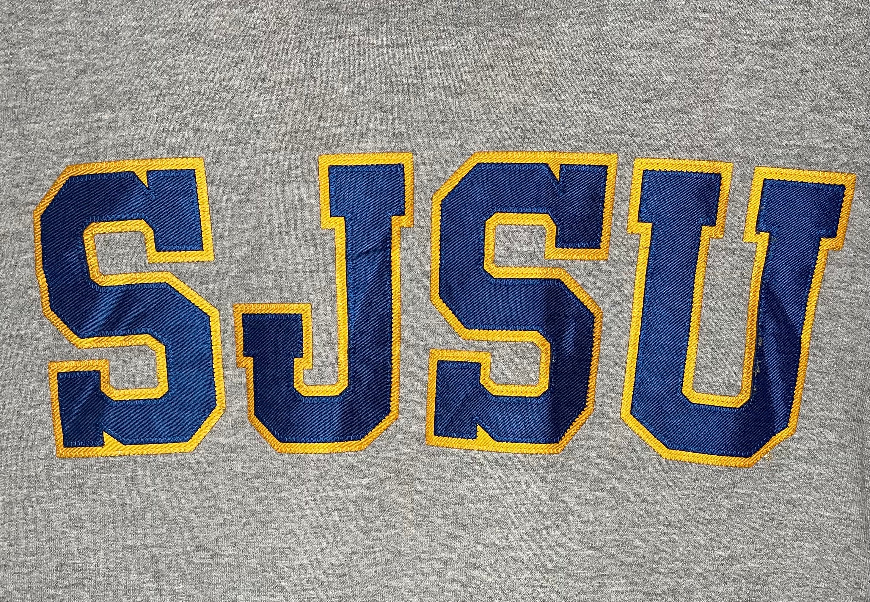 Champion Vintage San Jose University Hoodie Grau Größe M