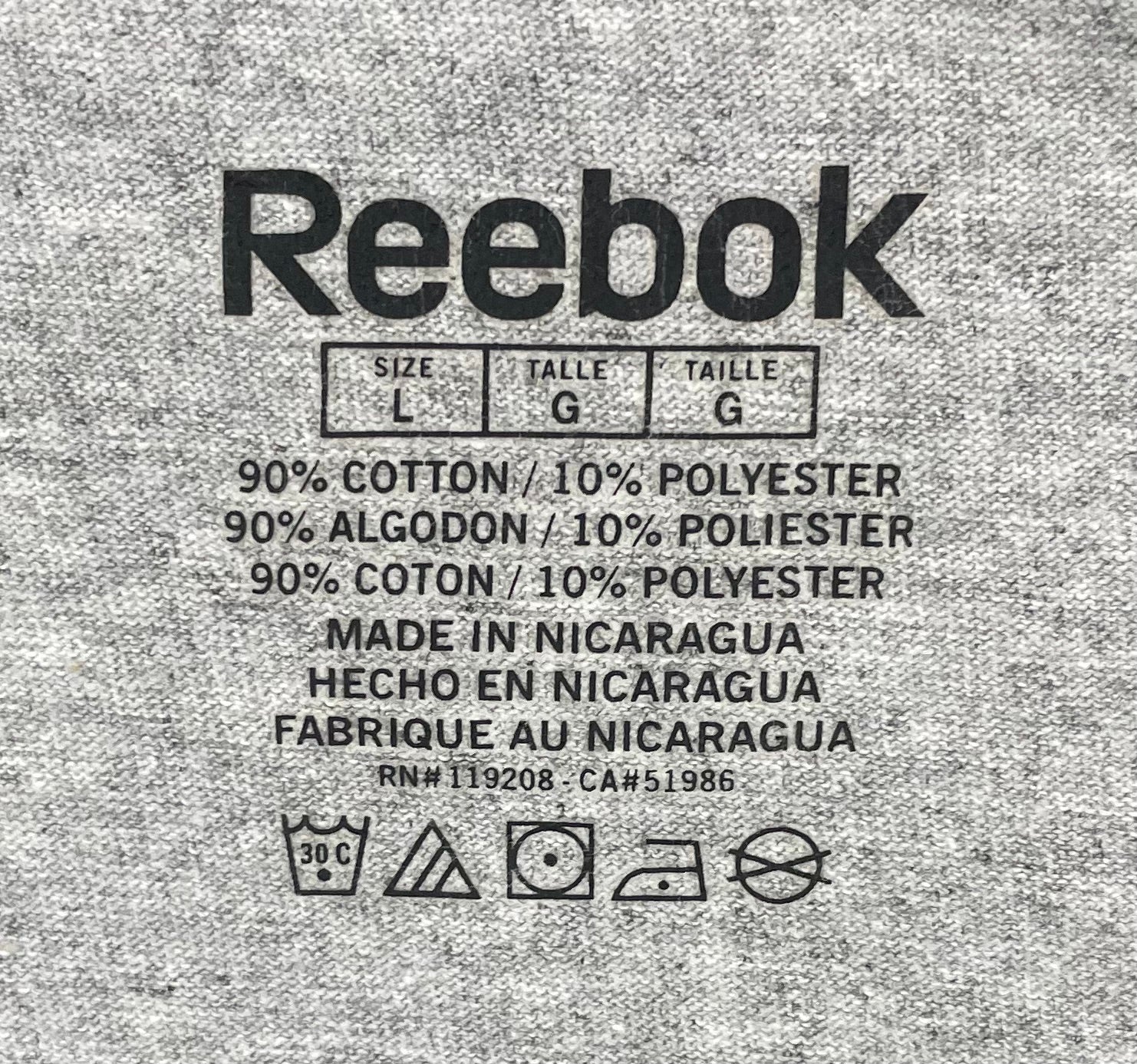 Reebok Vintage NHL T-Shirt Anaheim Ducks Grau Größe L