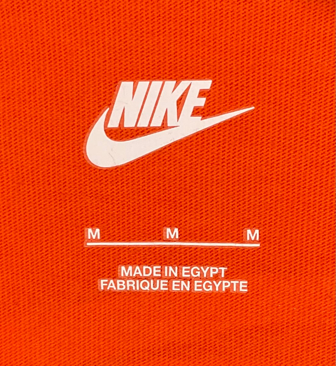 Nike T-Shirt Print Orange Größe M