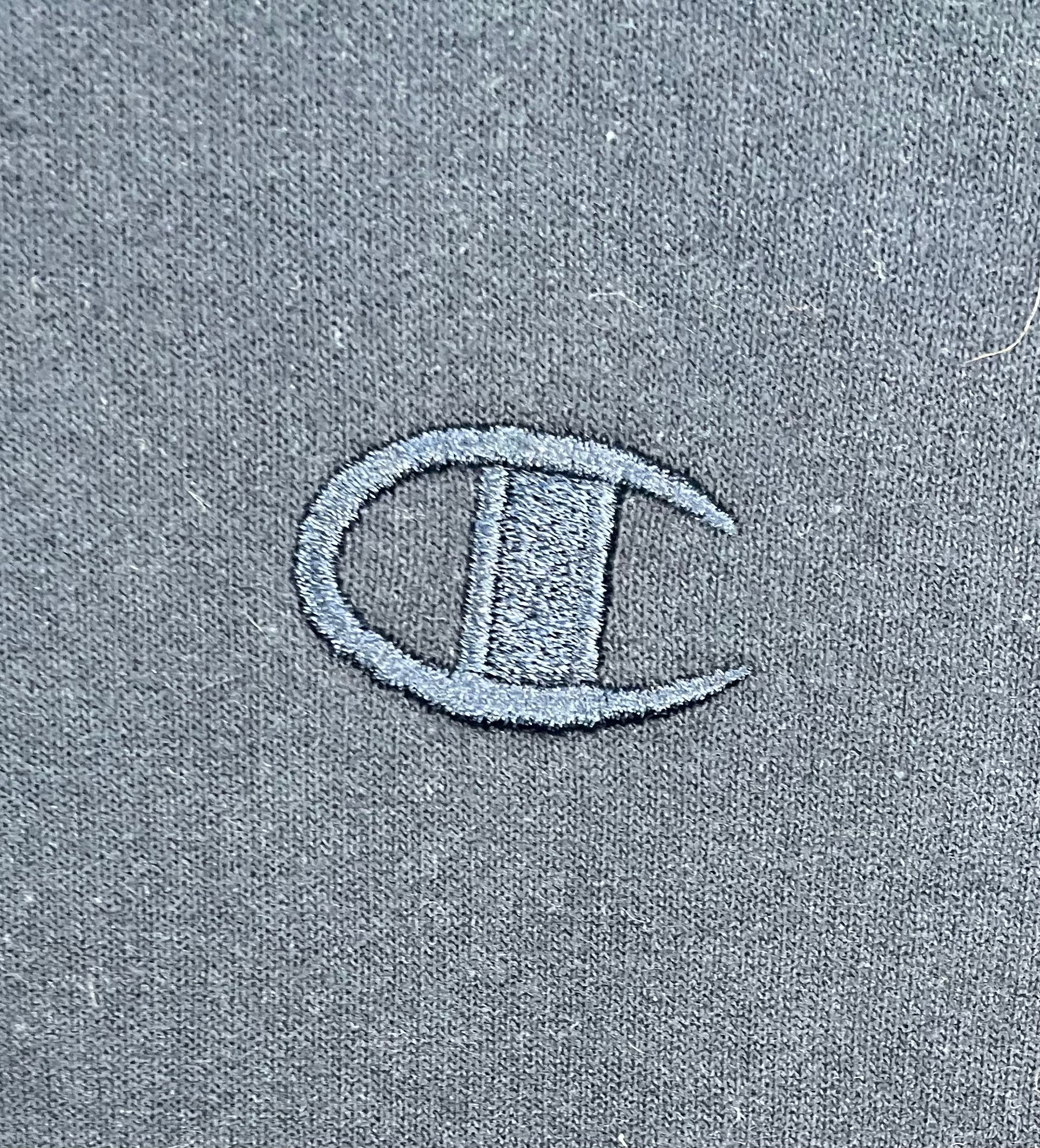 Champion Vintage Q-Zip Pullover Blau Größe M