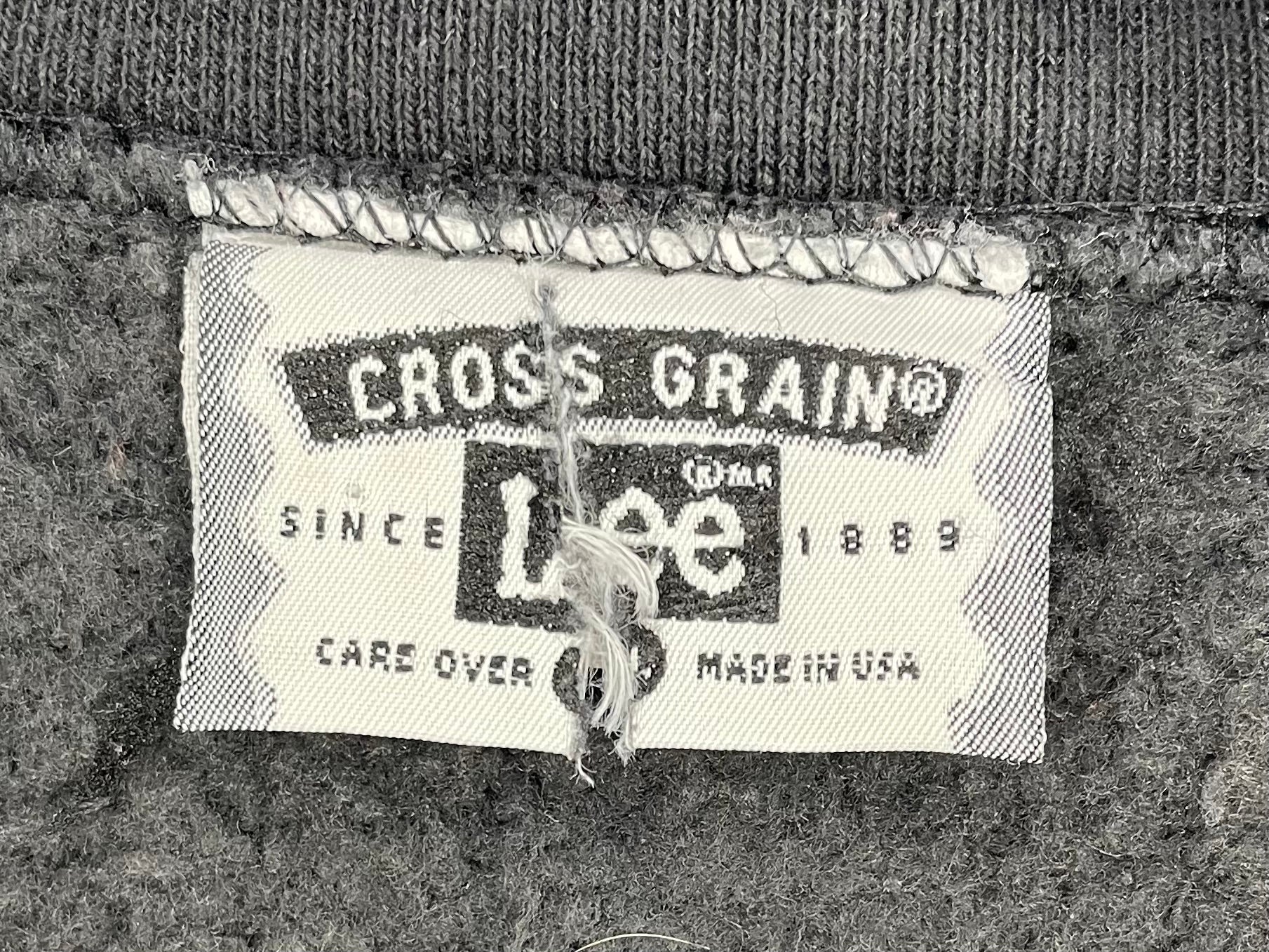 LEE Vintage Basic Sweater Schwarz Größe XL