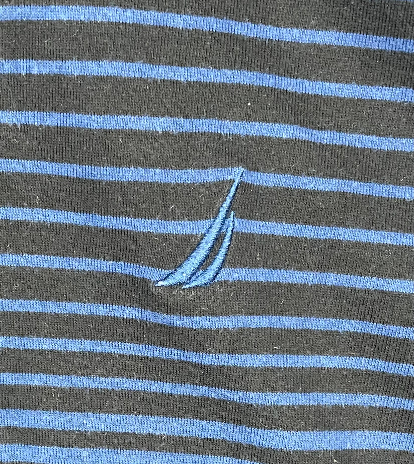 Nautica Vintage Poloshirt Blau/Schwarz Größe XXXL