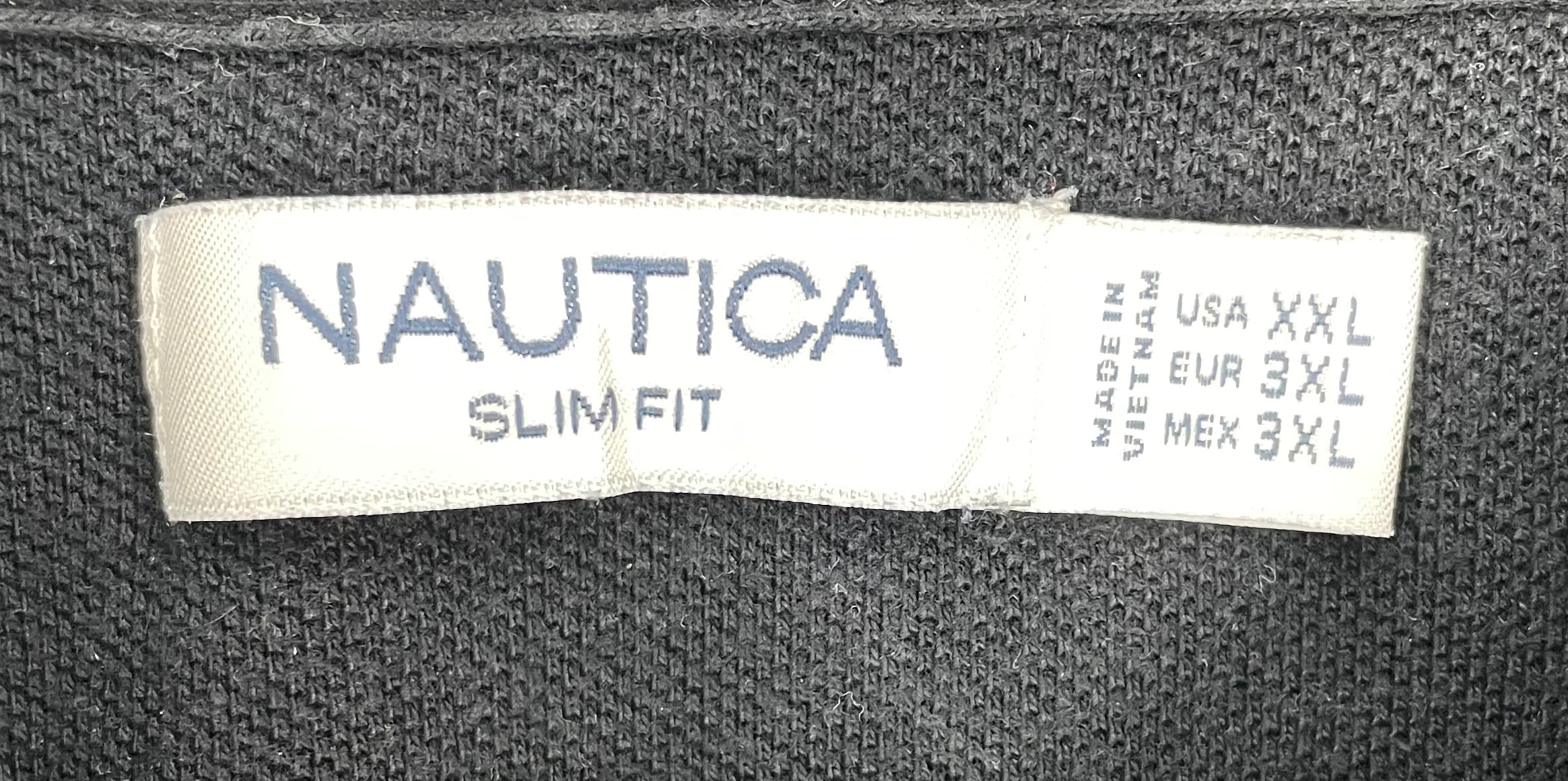 Nautica Vintage Poloshirt Blau/Schwarz Größe XXXL