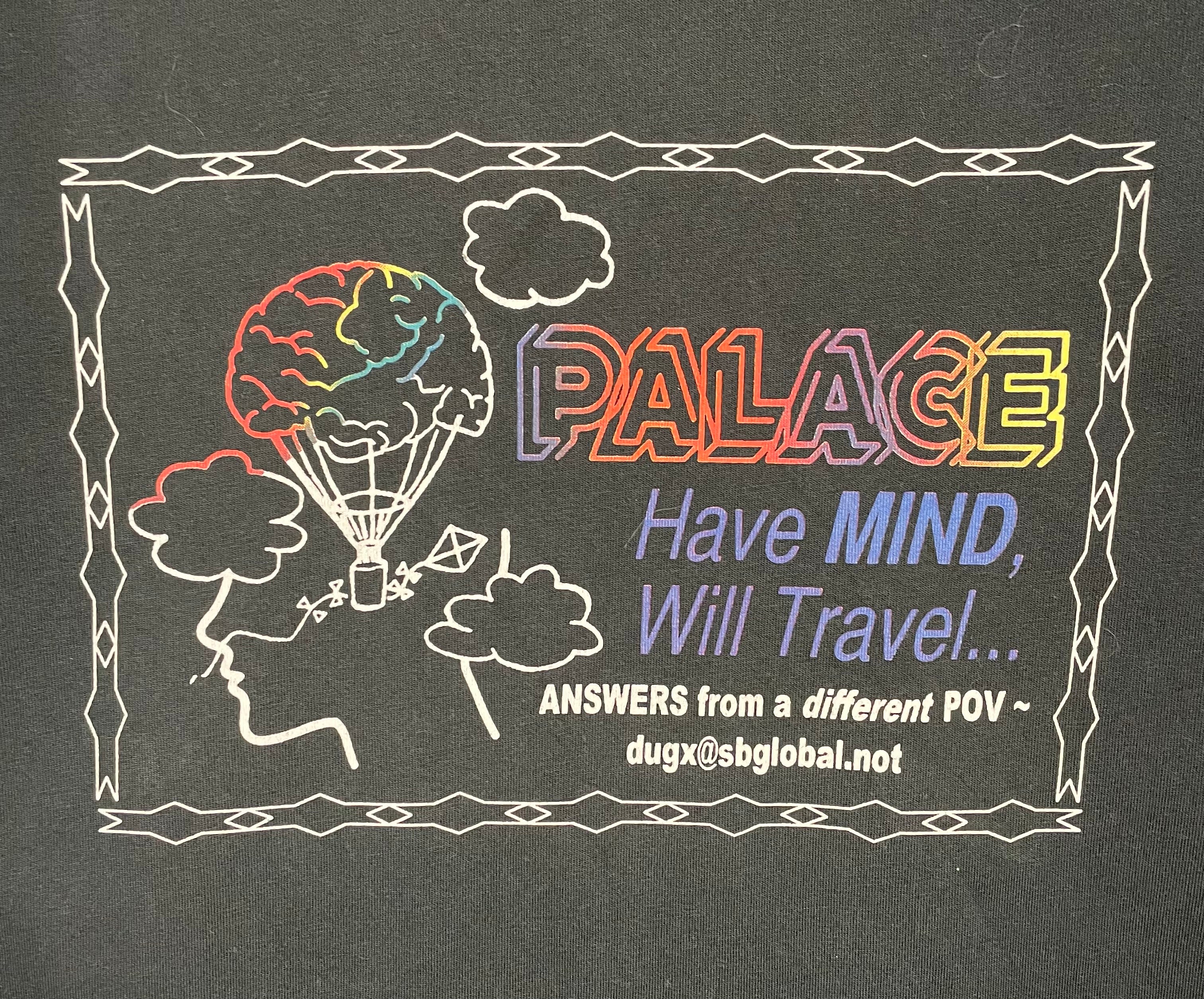 Palace Skateboards Vintage T-Shirt Schwarz Größe S