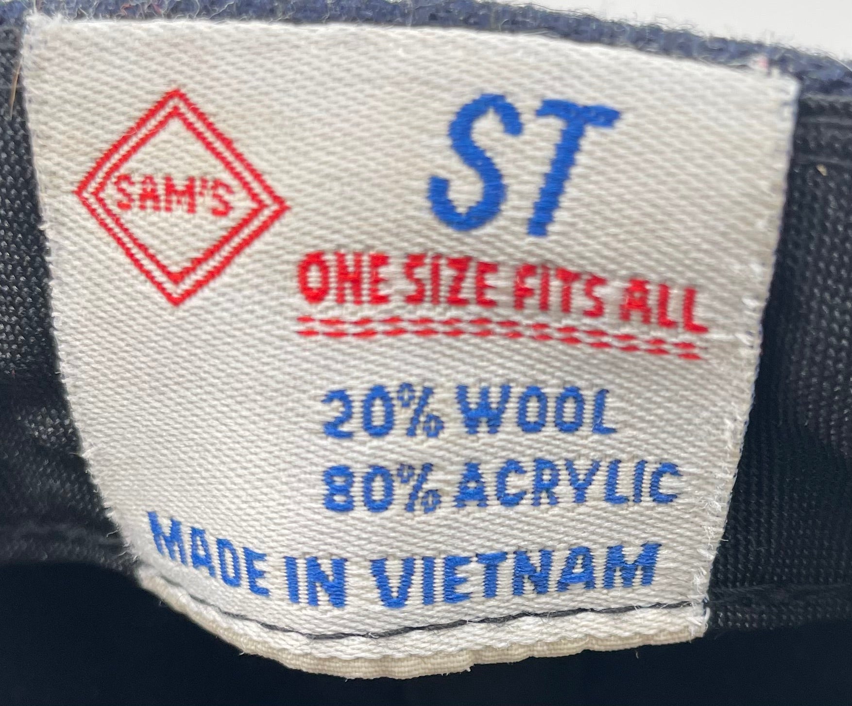 SAM`S Vintage Strapback San Francisco Blau One Size