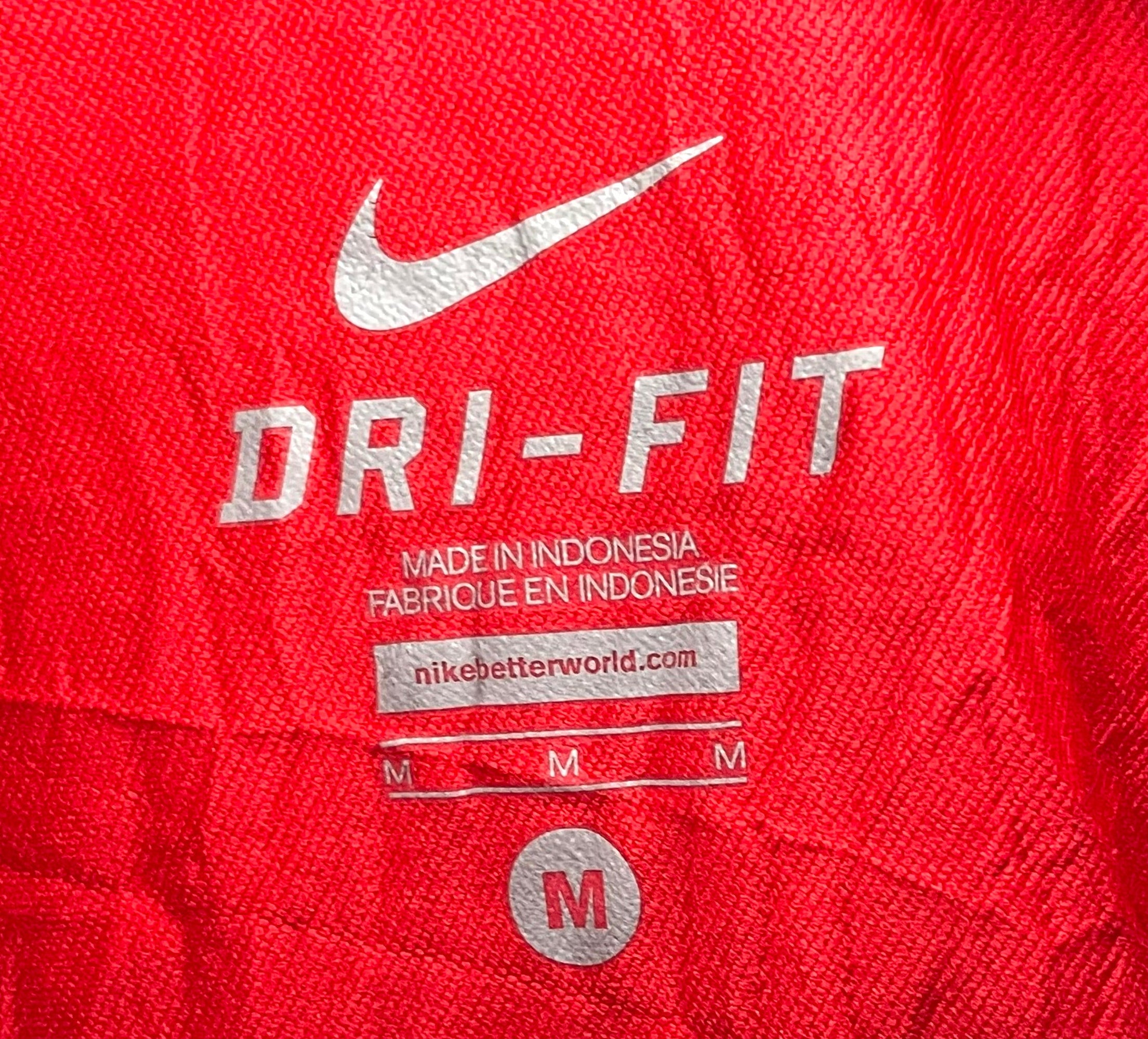 Camiseta Nike Entrenamiento Rojo Vintage Ole Brook Talla M