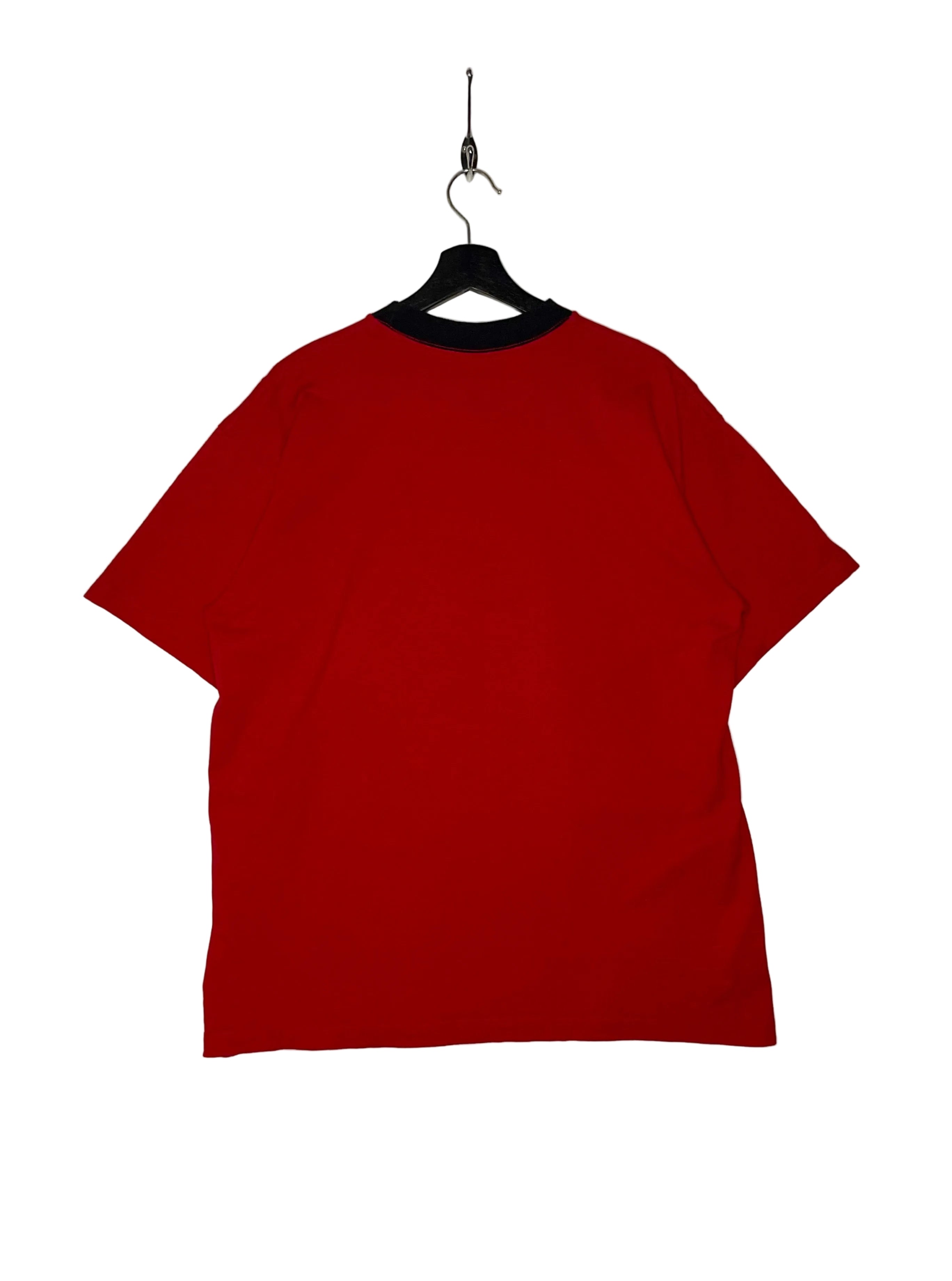 Vintage Disney Mickey Mouse T-Shirt Rot Größe XL