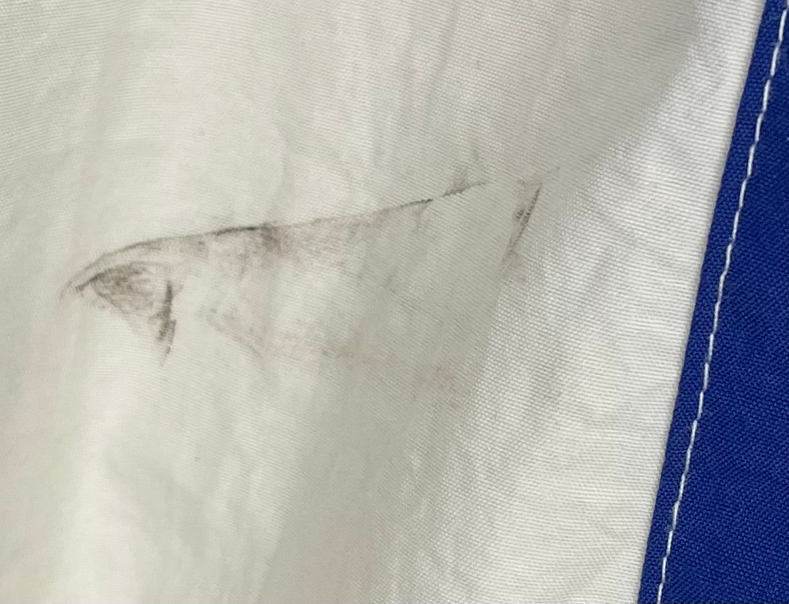 Adidas Vintage Trainingsjacke Boston Marathon 1994 Blau/Weiß Größe M