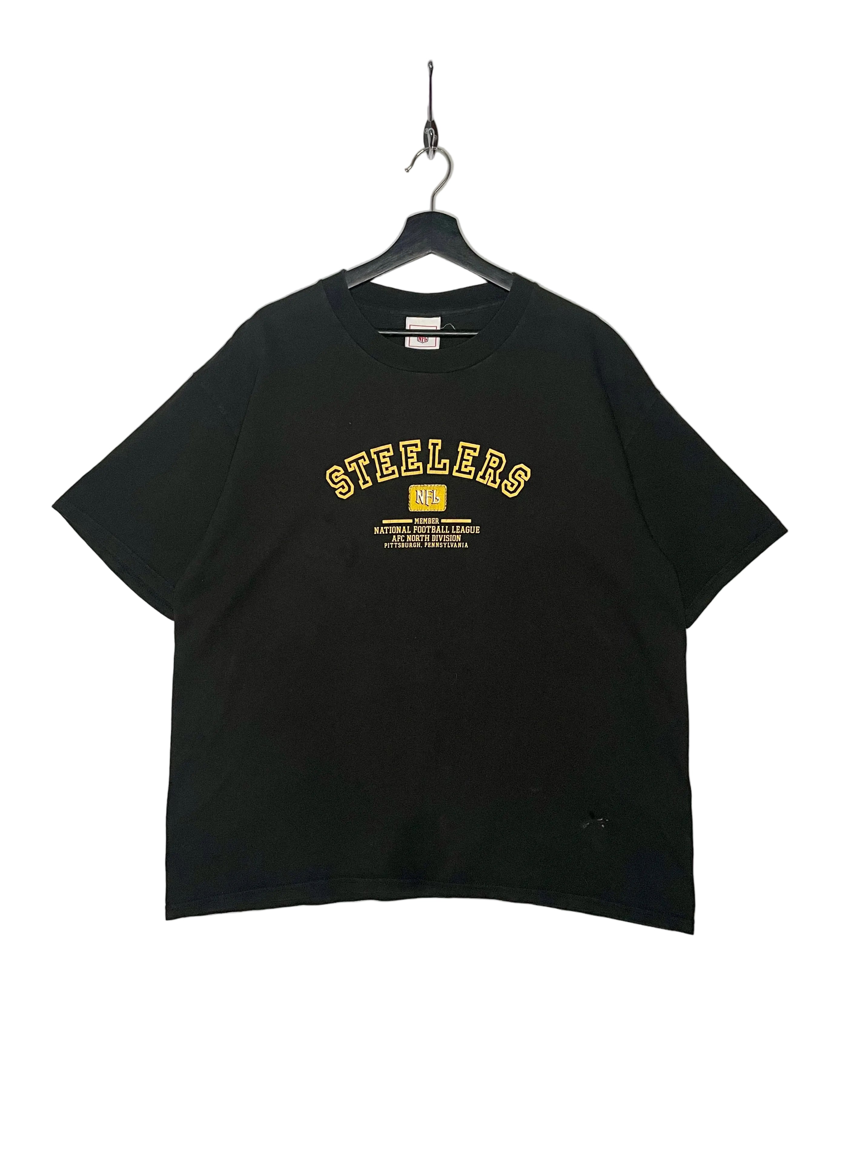 NFL Vintage T-Shirt Pittsburgh Steelers Schwarz Größe XL
