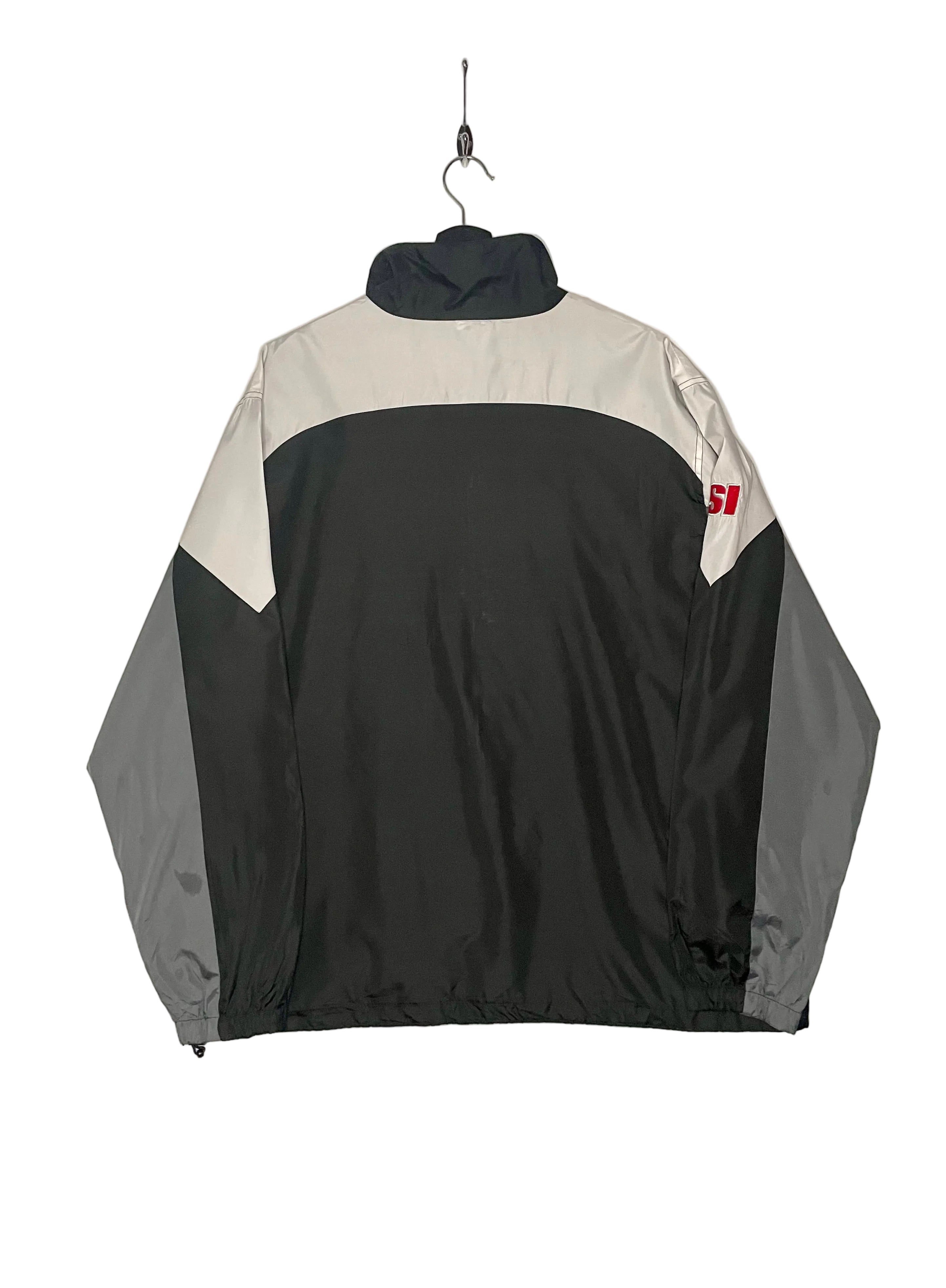 Reebok Trainingsjacke Detroit Lions Schwarz Grau Größe XL