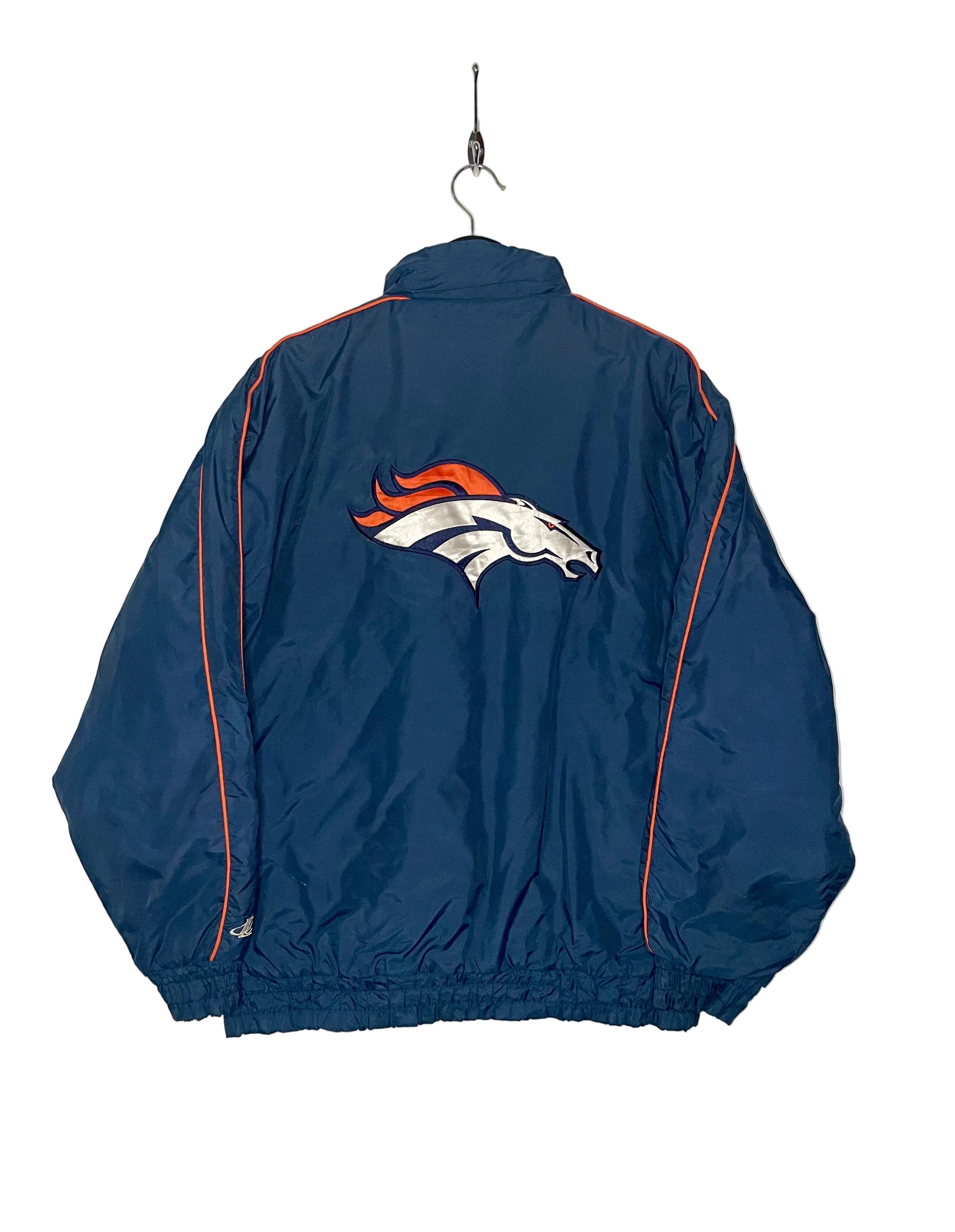 Logo Athletic Denver Broncos Winterjacke Blau/Orange Größe L