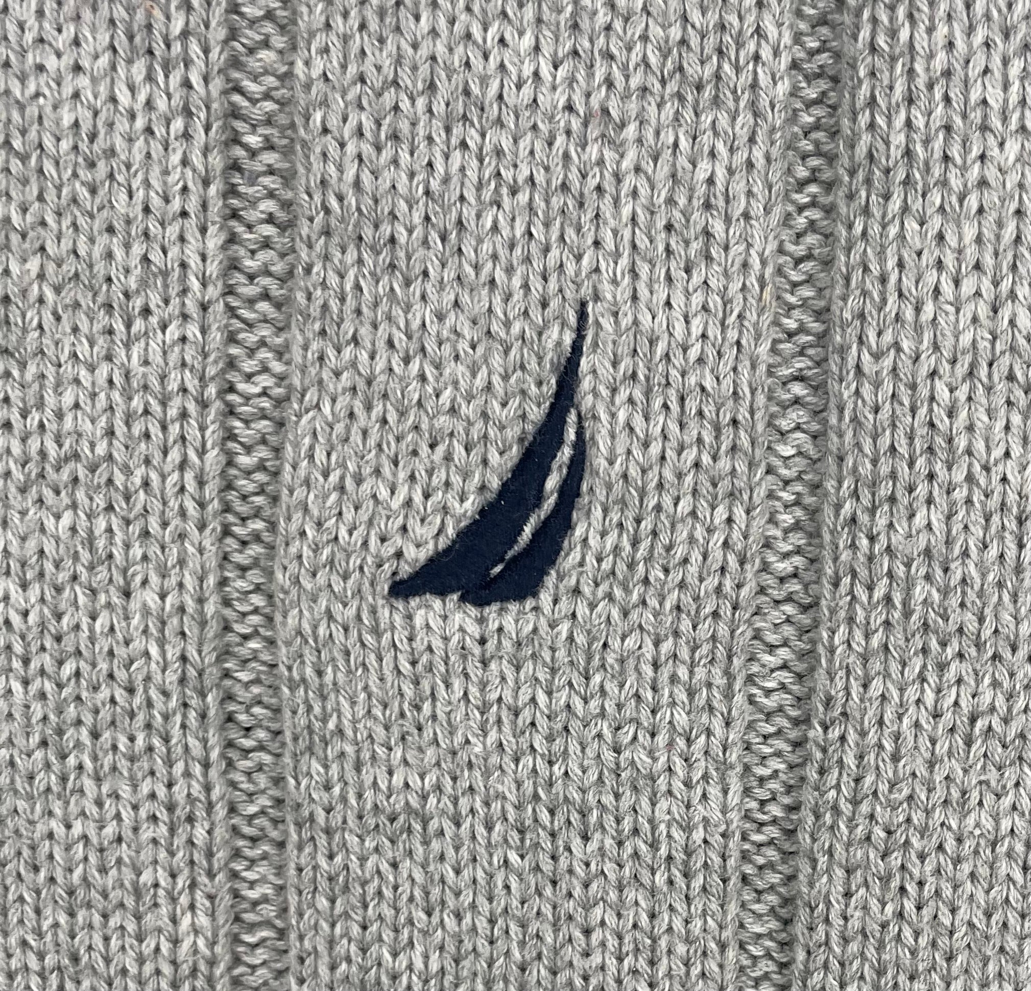 Nautica Vintage Knit Pullover Grau Größe M