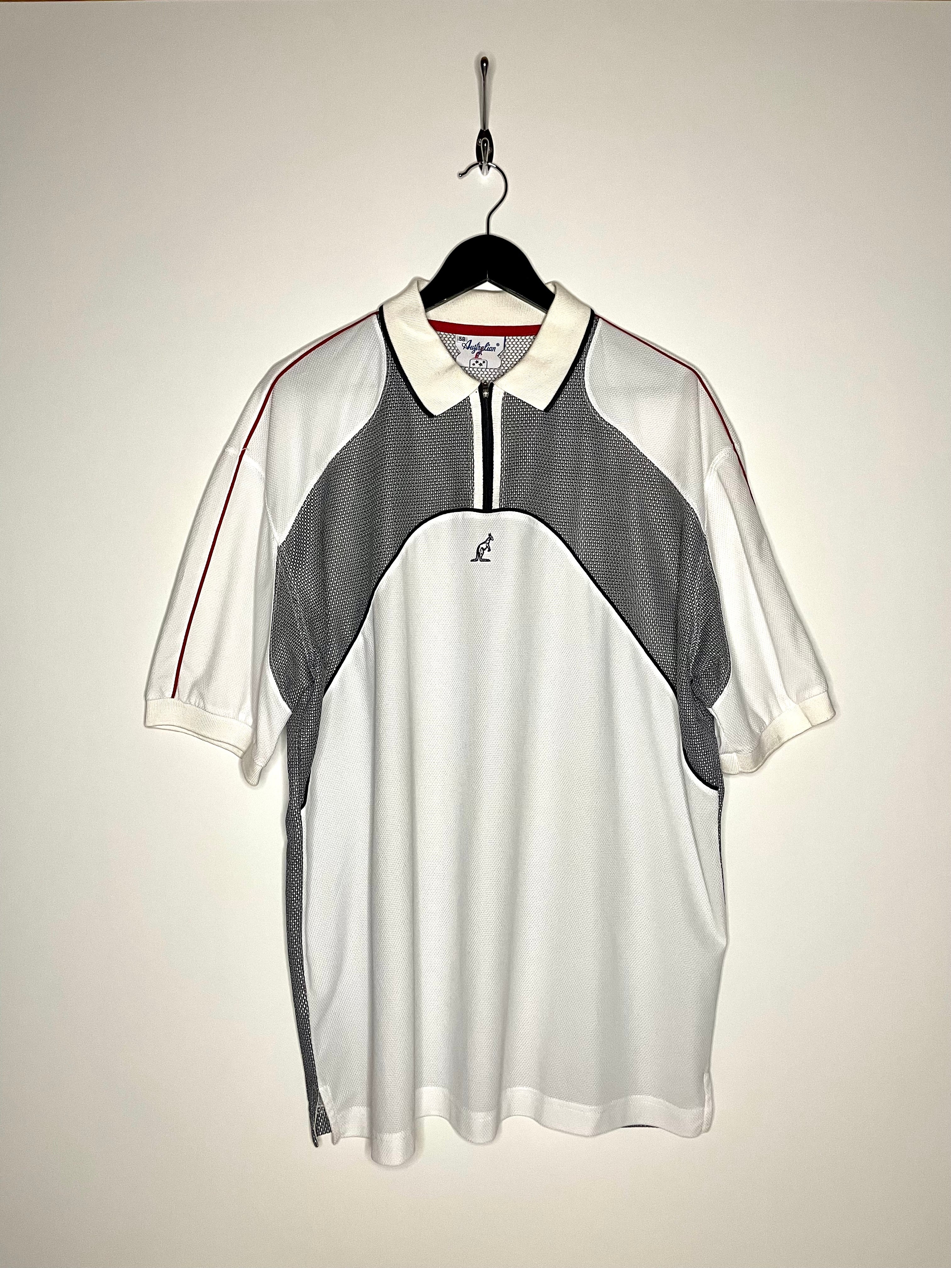 Australian Vintage Tennis Poloshirt Größe XL