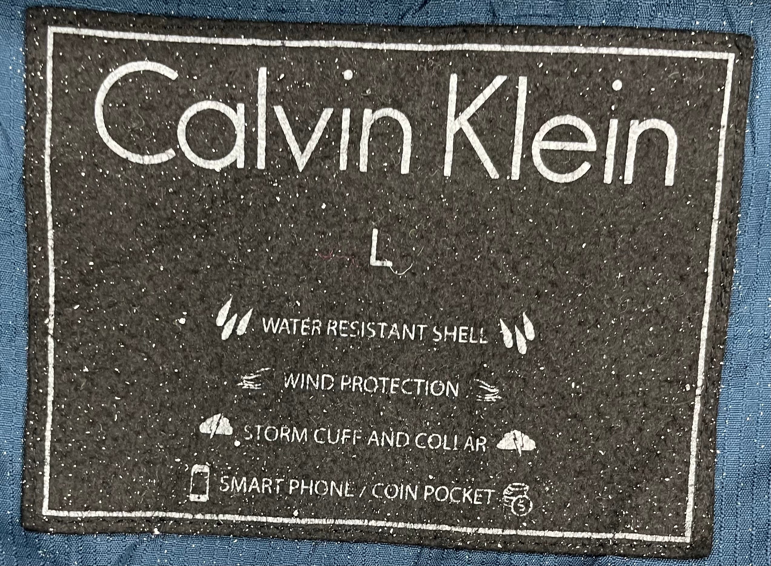 Calvin Klein Regenjacke Blau Größe L