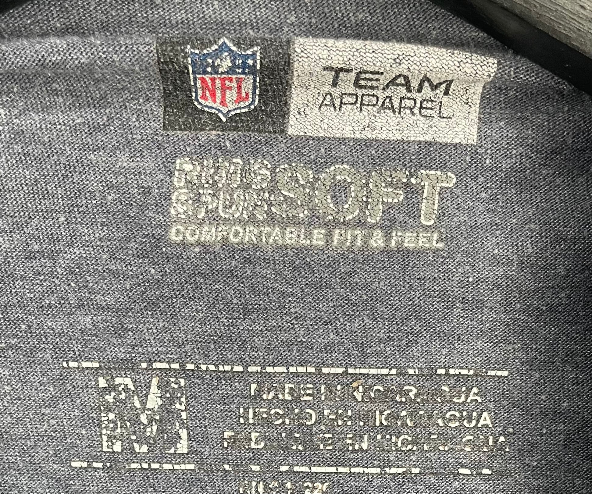 NFL Vintage New England Patriots T-Shirt Grau Größe M