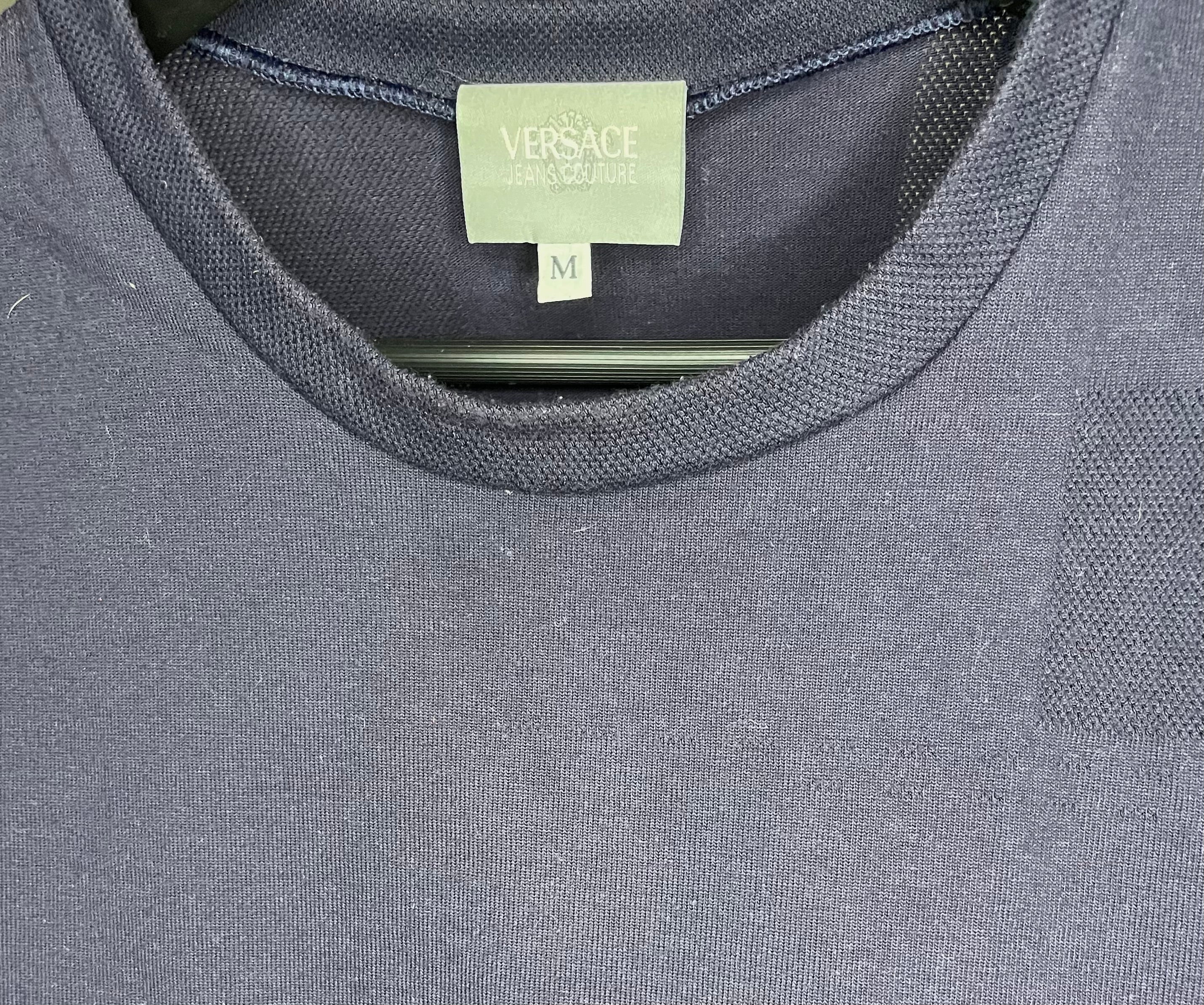Versace T-Shirt Dunkelblau Größe M
