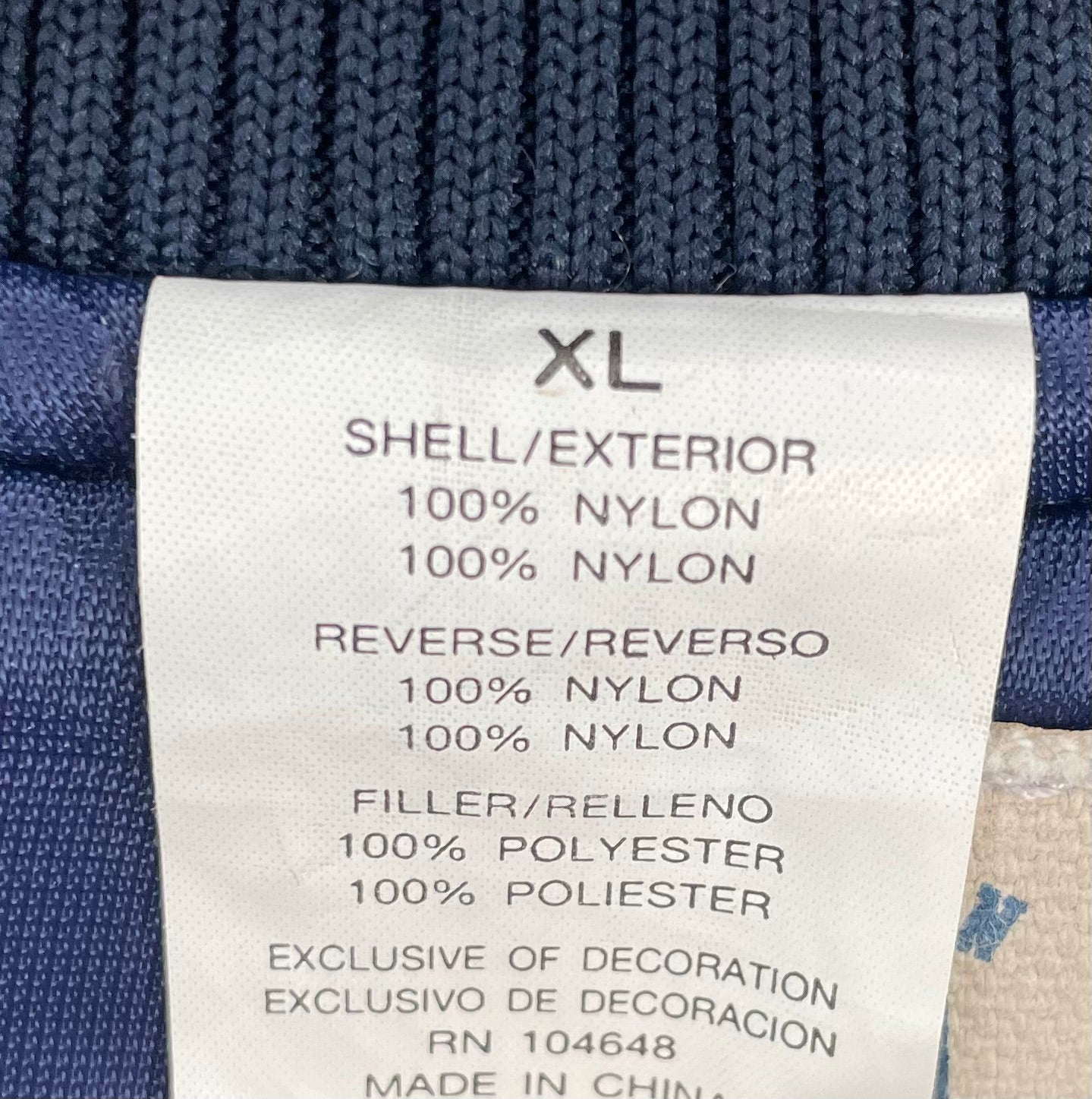 NFL Bomberjacke Dallas Cowboys Weiß/Blau Größe XL