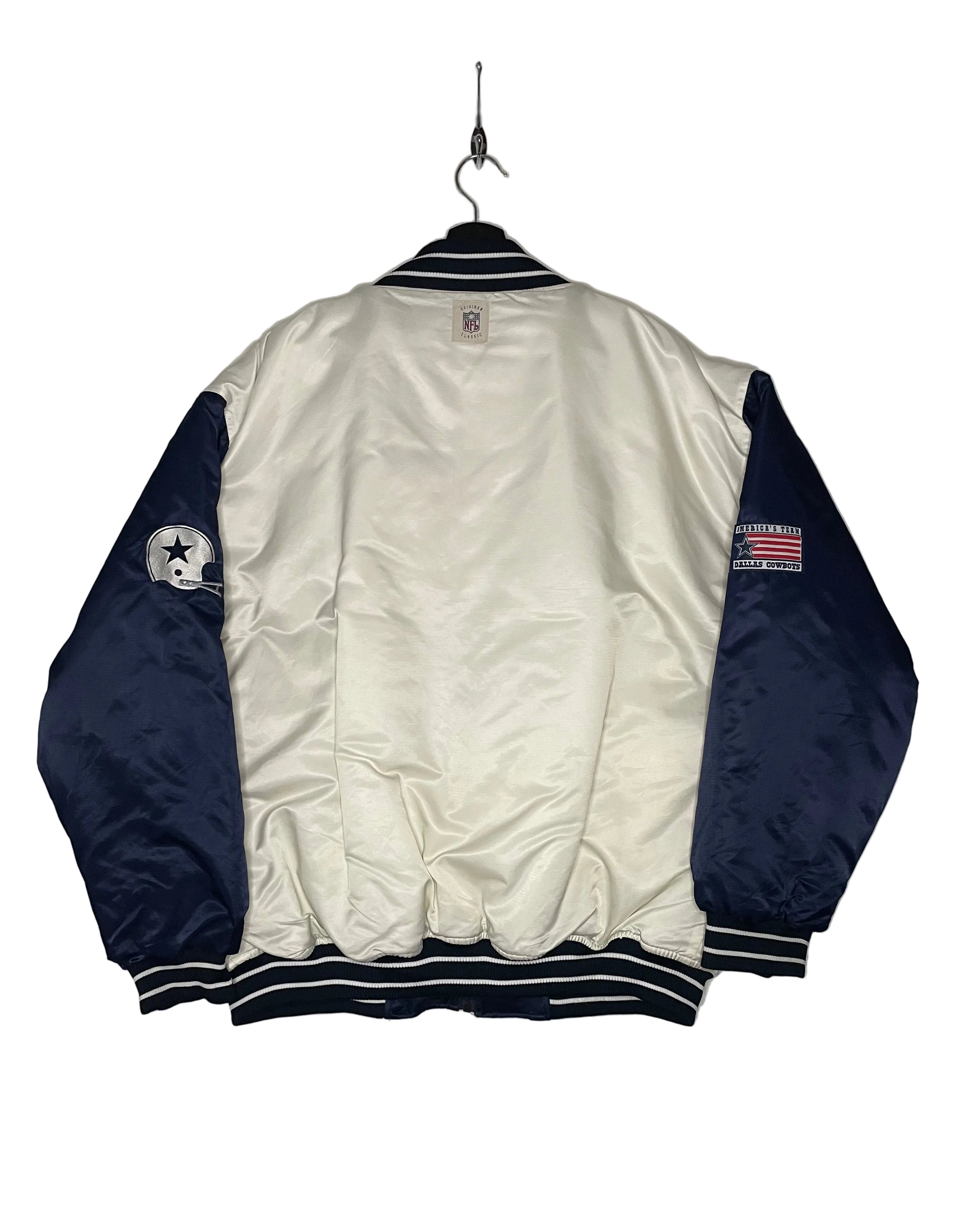 NFL Bomberjacke Dallas Cowboys Weiß/Blau Größe XL