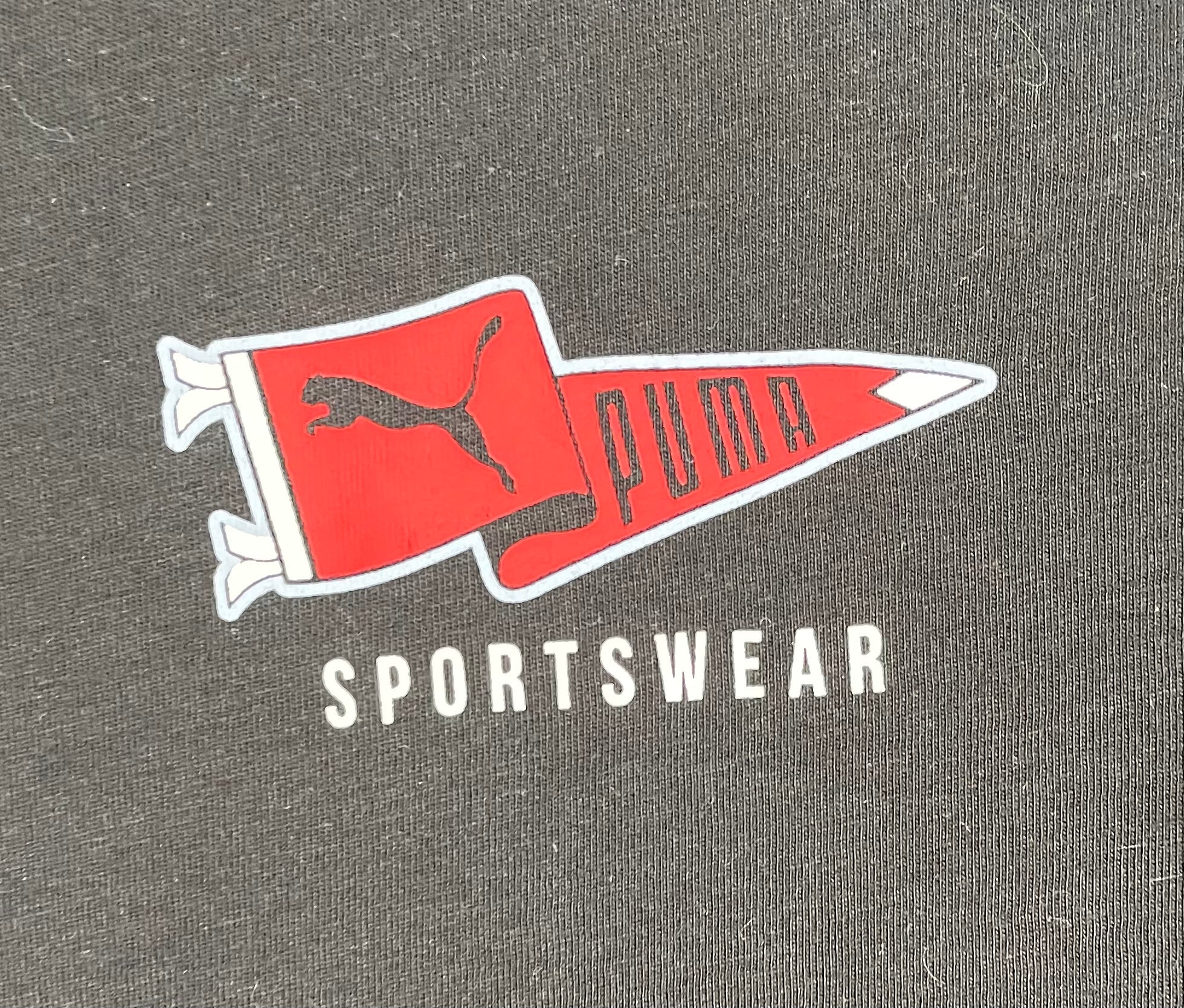 Puma T-Shirt Logoprint Schwarz Größe M