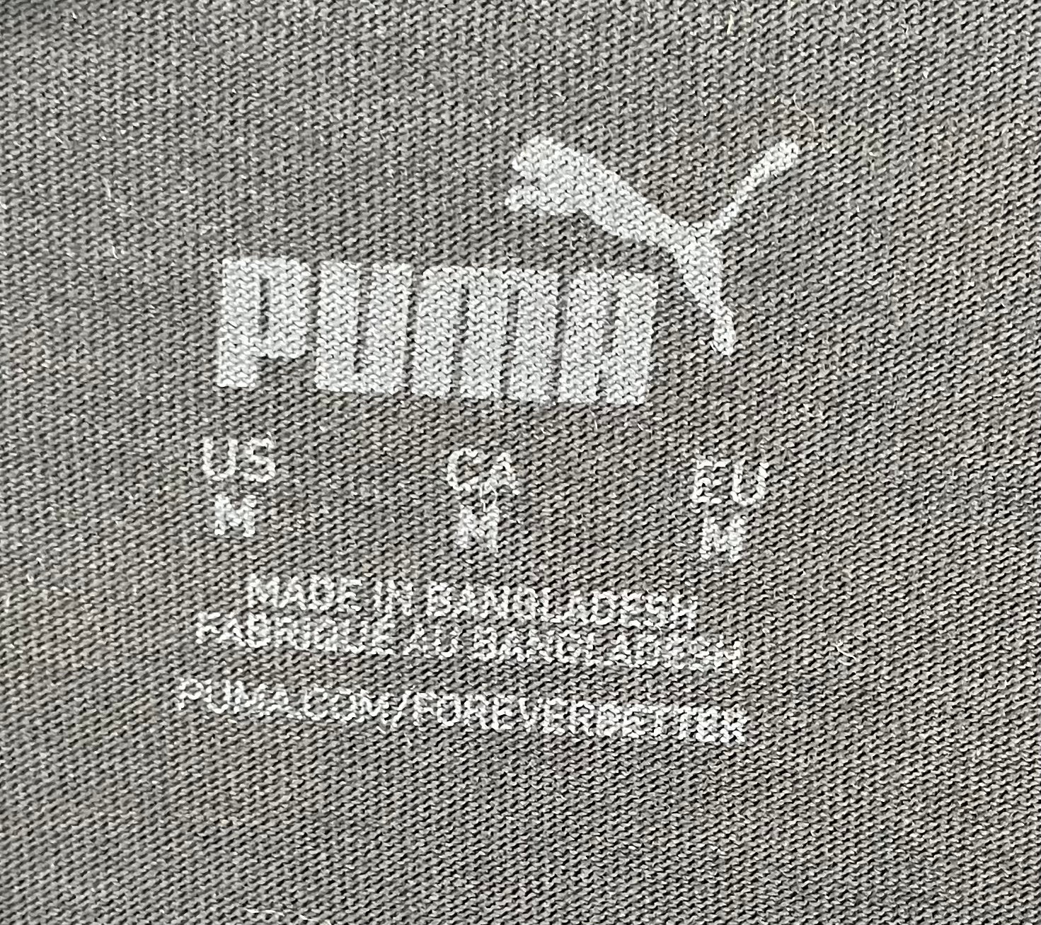 Puma T-Shirt Logoprint Schwarz Größe M