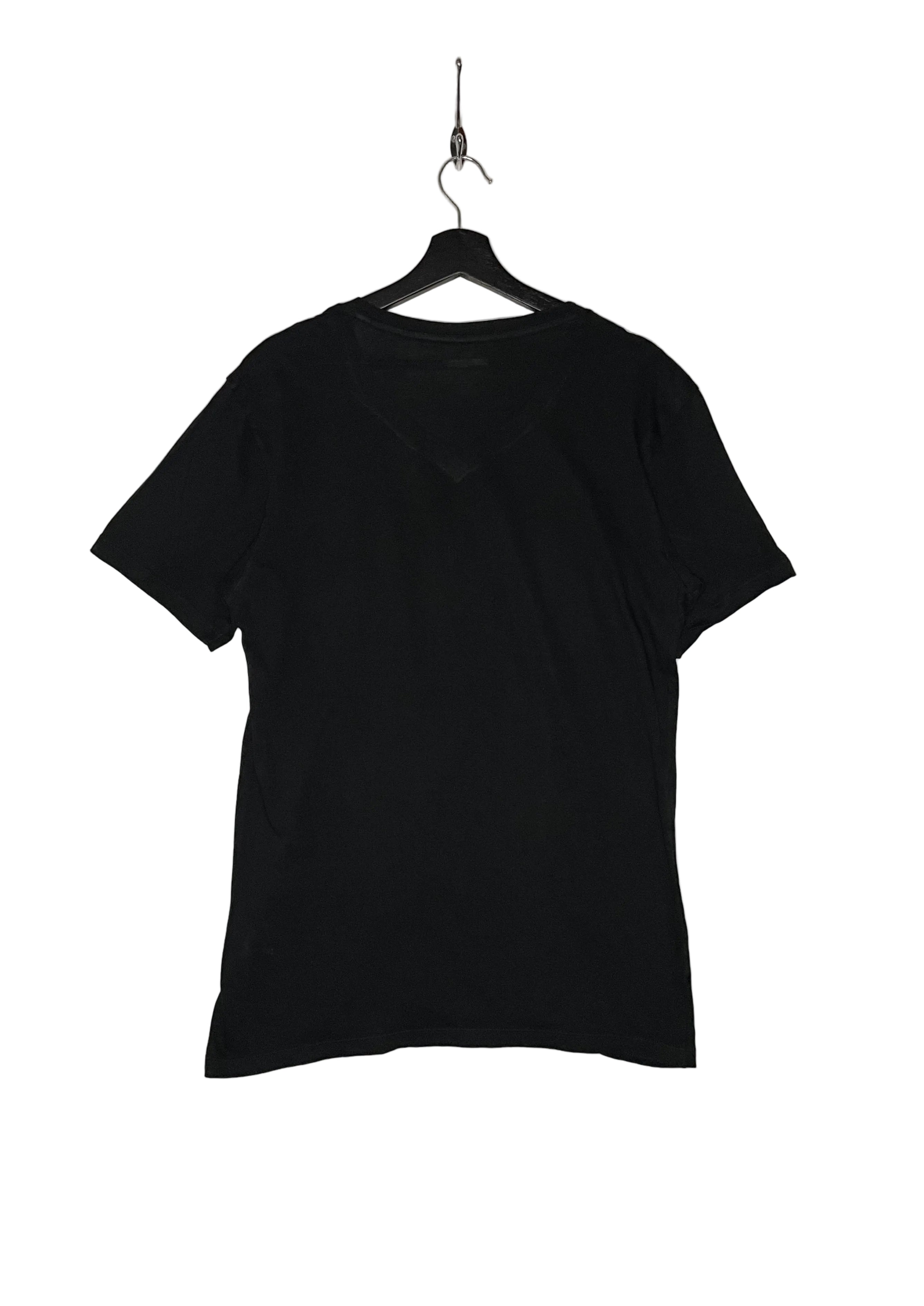 Lacoste V-Neck T-Shirt Schwarz Größe L