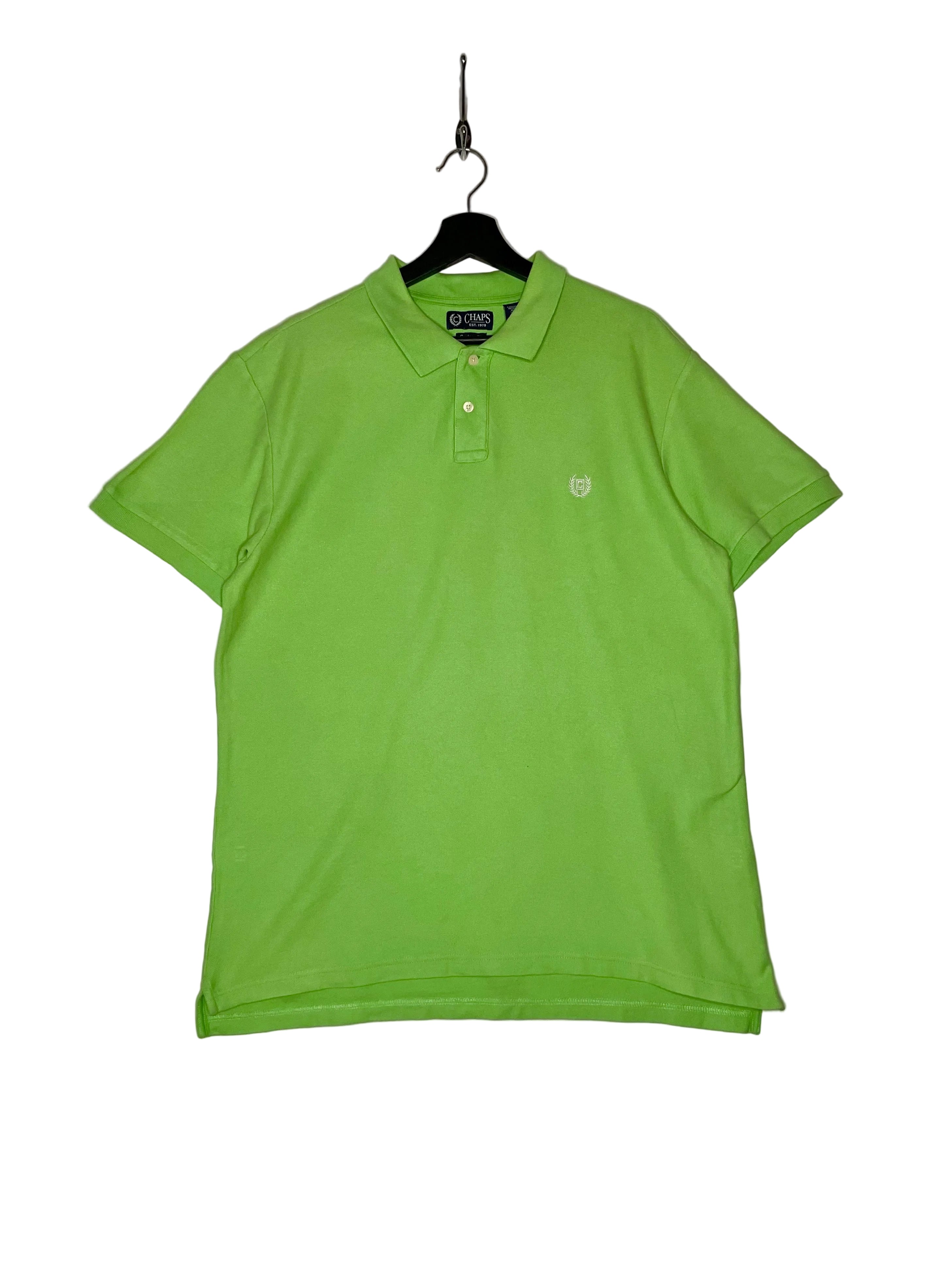 Chaps Vintage Poloshirt Grün Größe L
