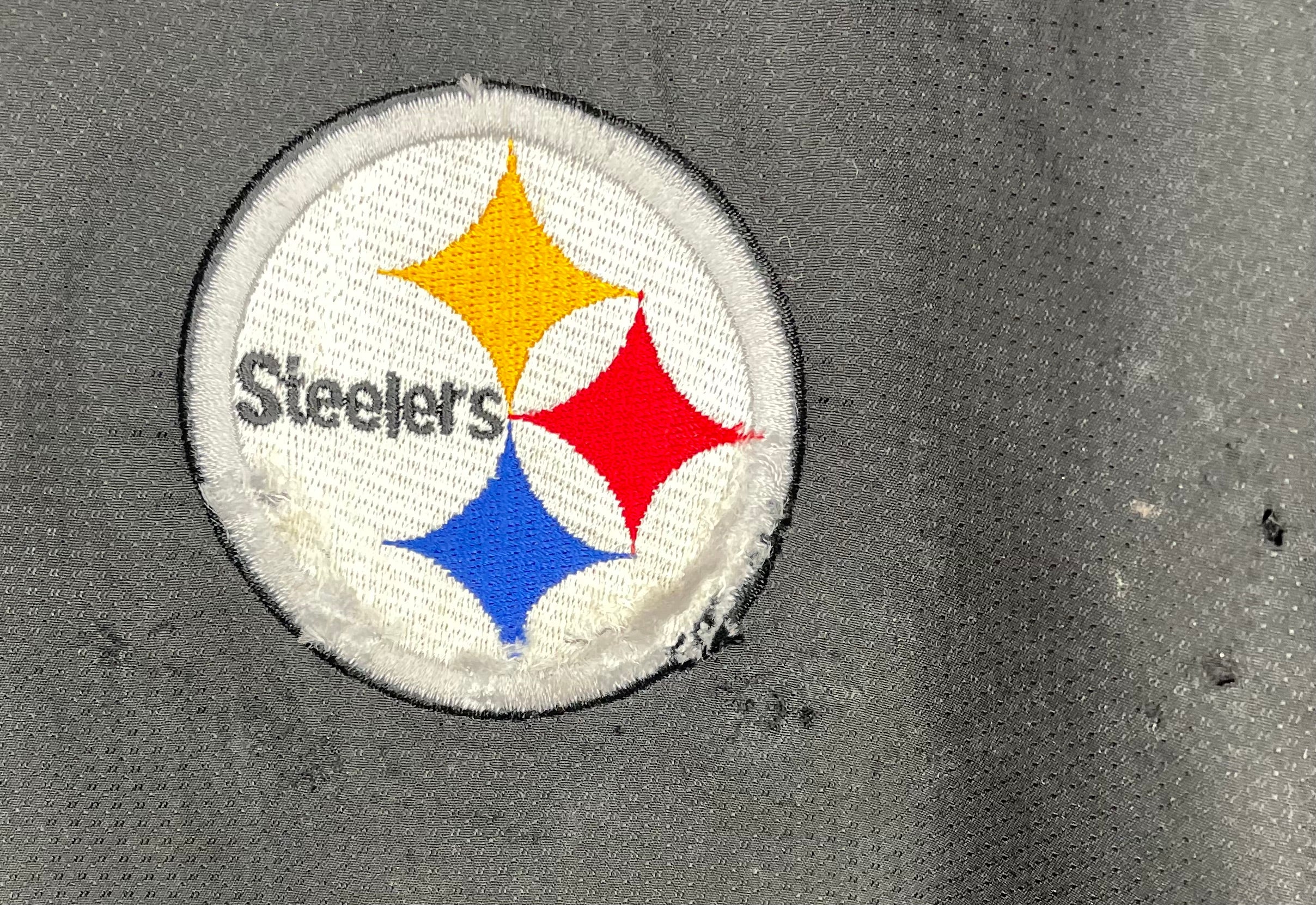 Reebok NFL Pittsburgh Steelers Regenjacke Schwarz Größe M