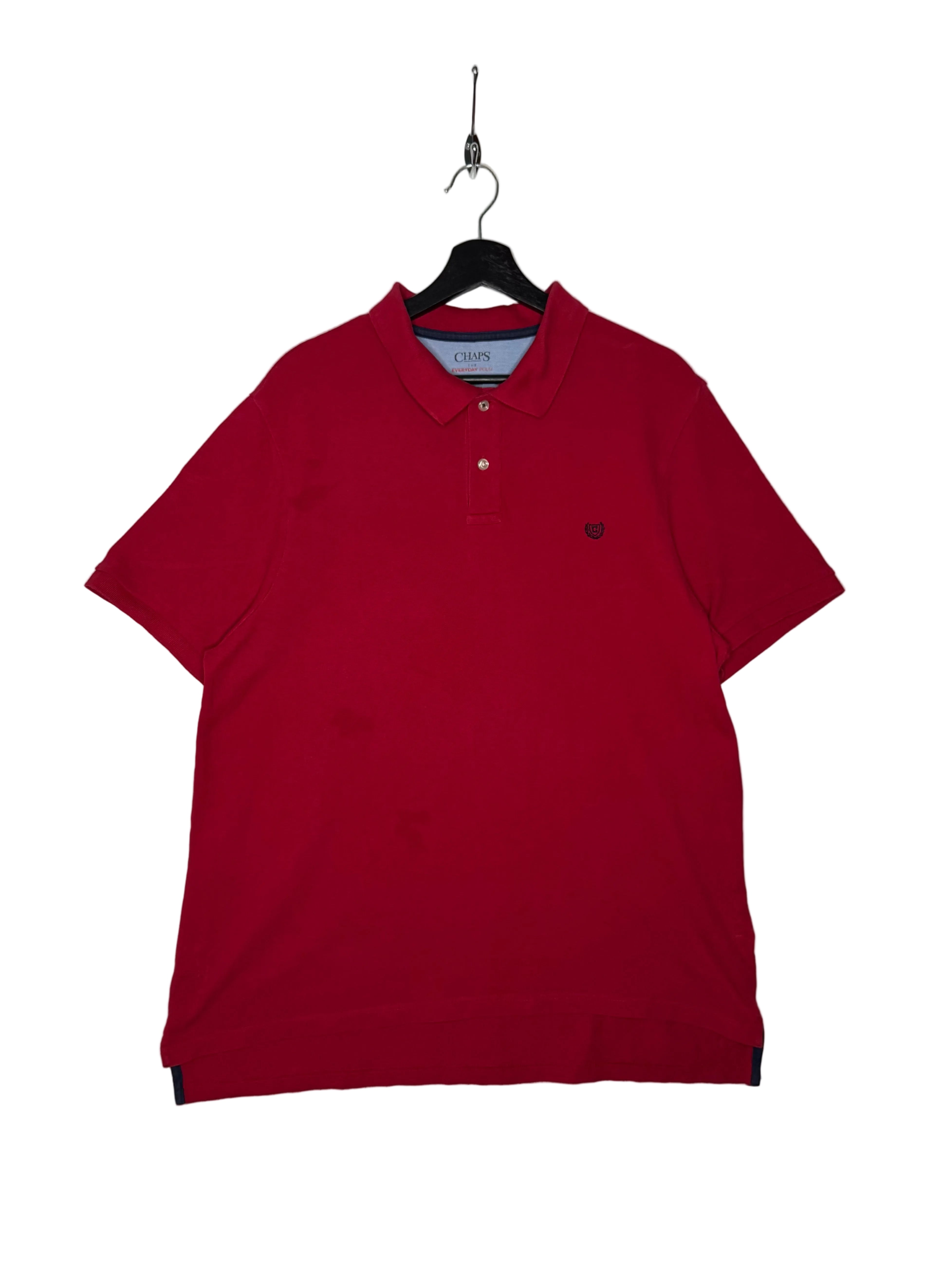 Chaps Vintage Poloshirt Rot Größe XXL