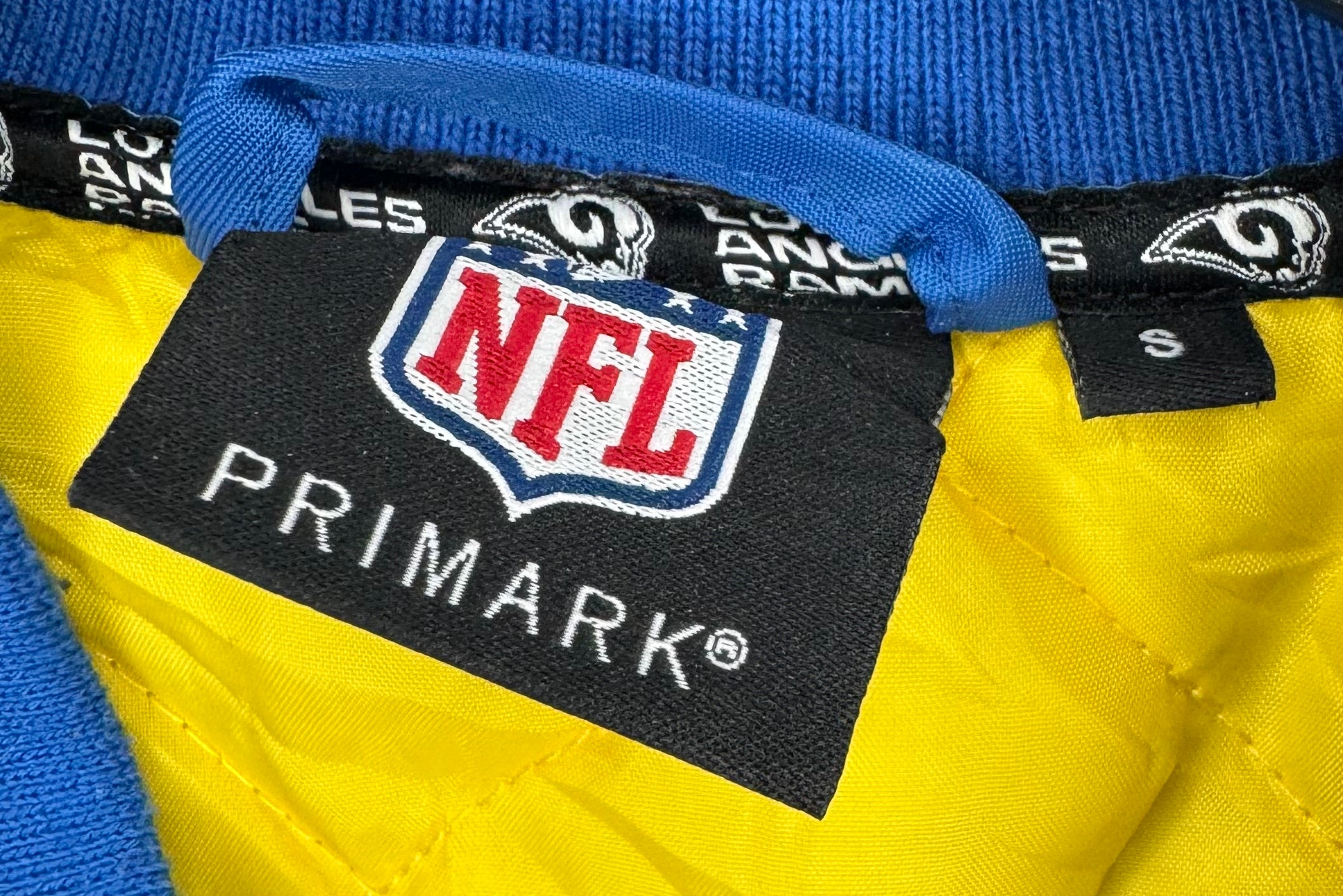 NFL Primark Collegejacke LA Rams Blau Größe S