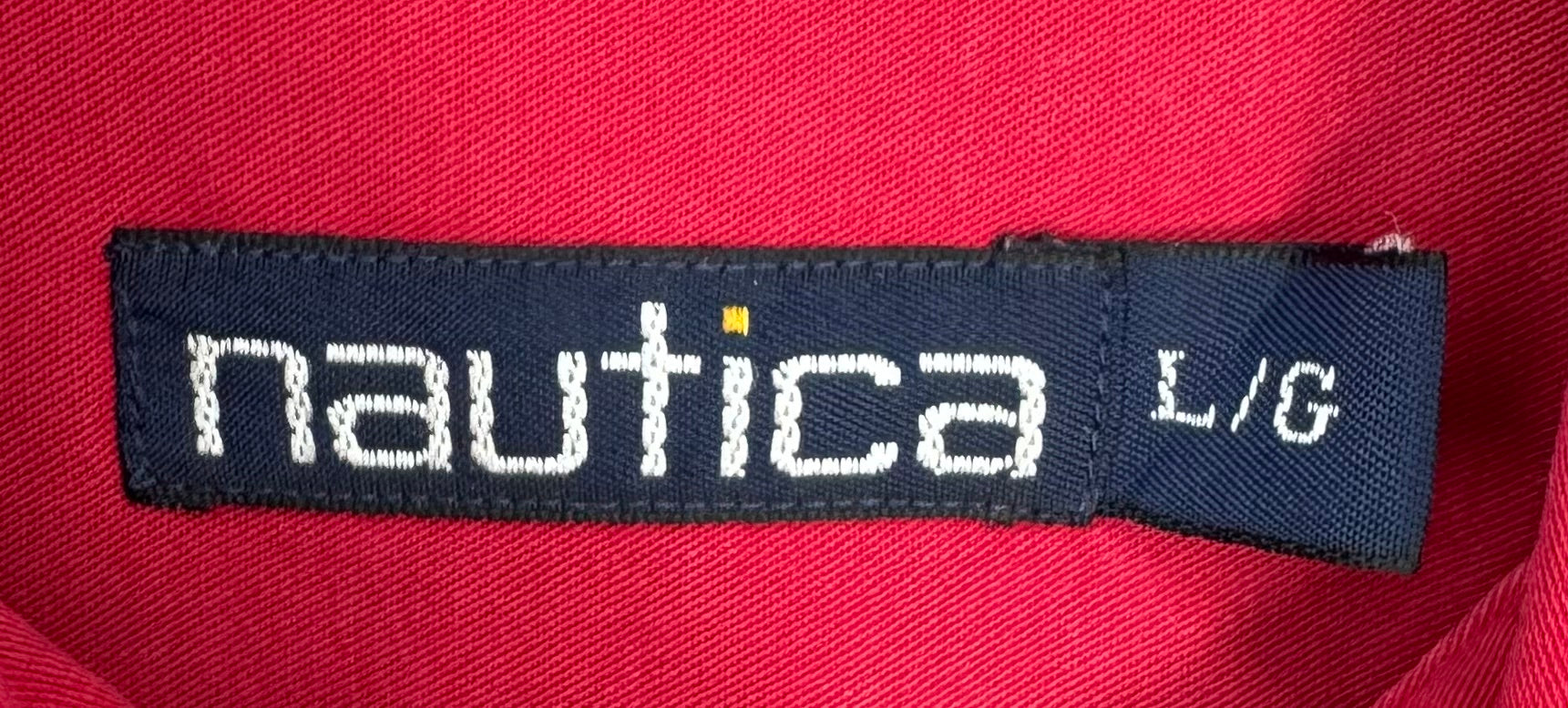 Nautica Vintage Freizeithemd Rot Größe L