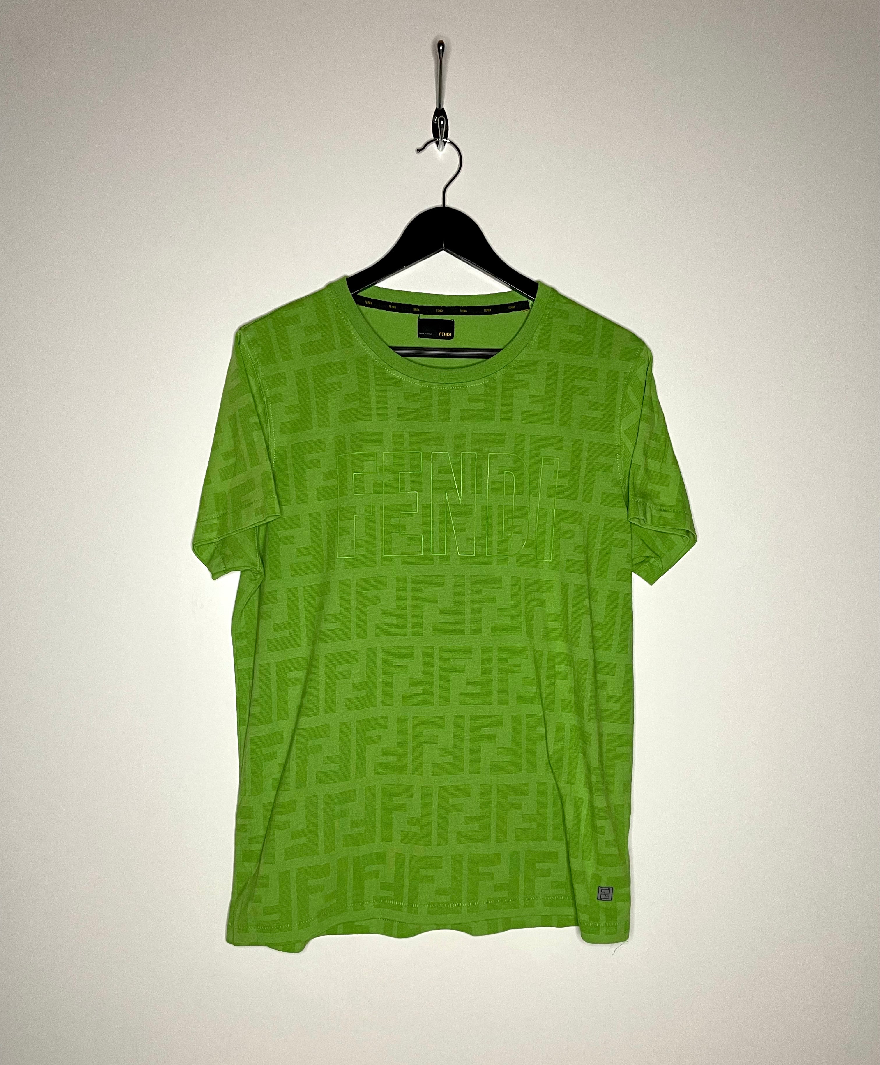 Fendi T-Shirt Grün Größe M
