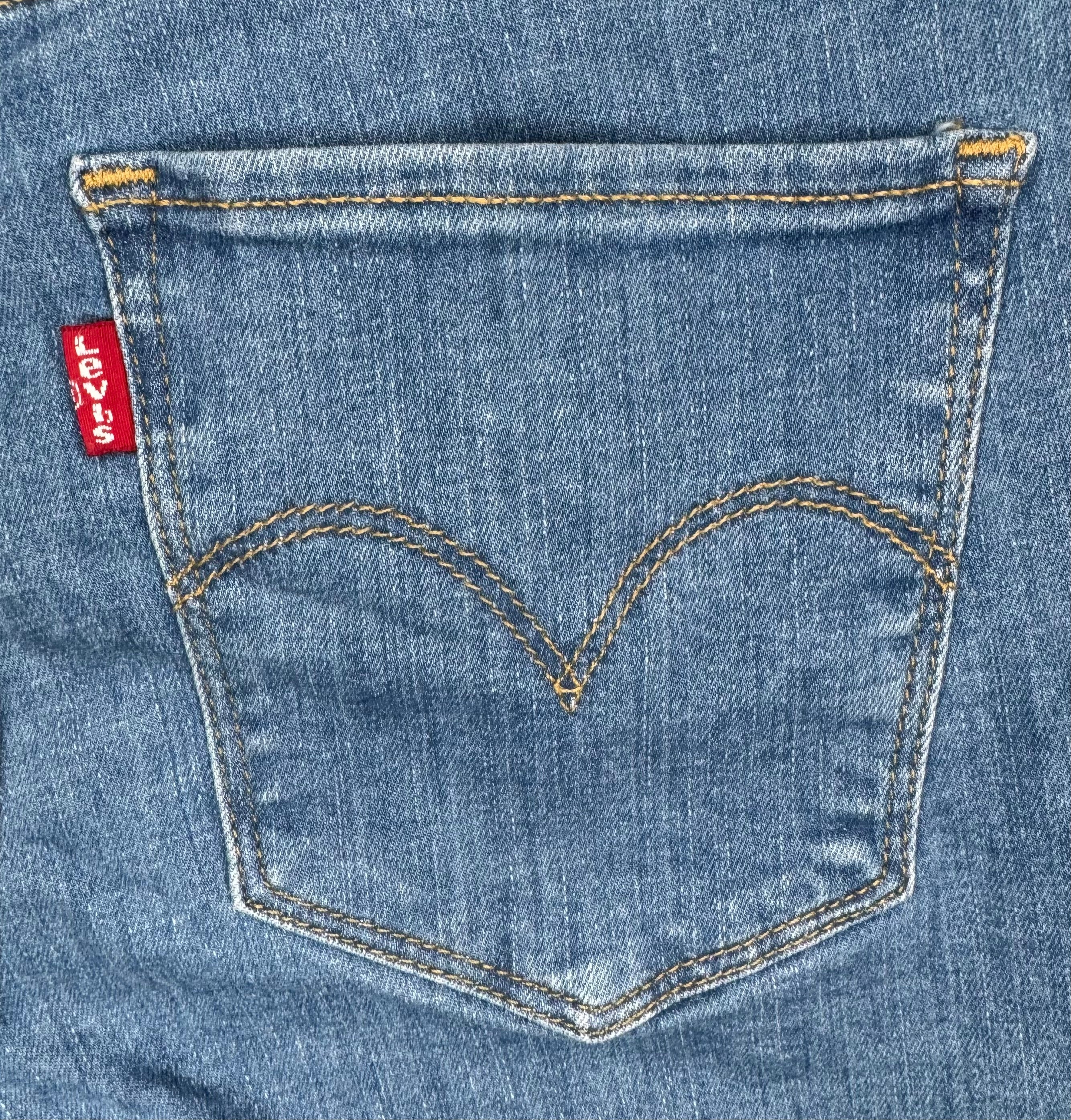 Levi`s Jeans 720 High Rise Super Skinny Hellblau Größe W26 L30 Damen