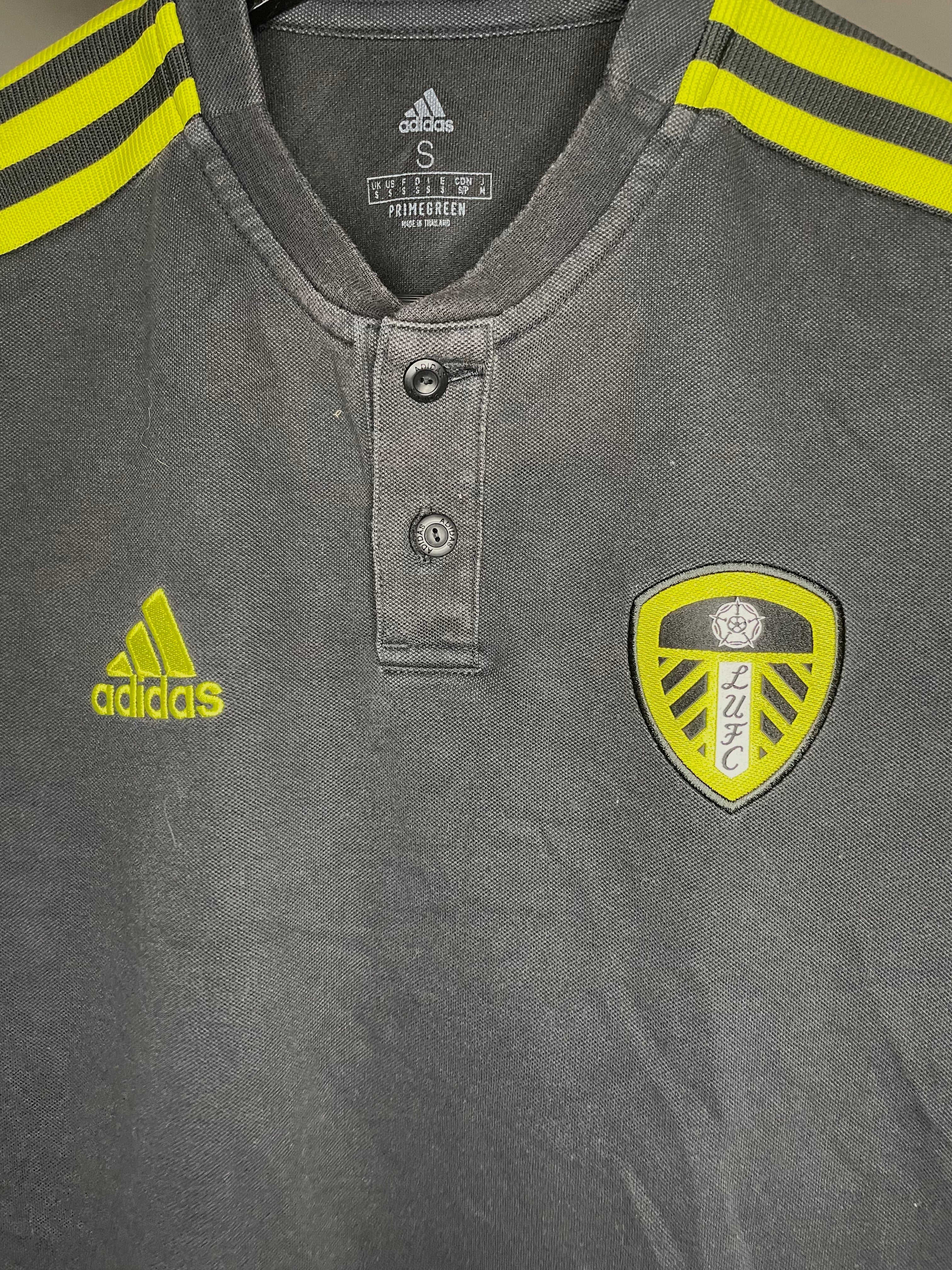 Adidas Camiseta Leeds United Negro/Amarillo Talla S