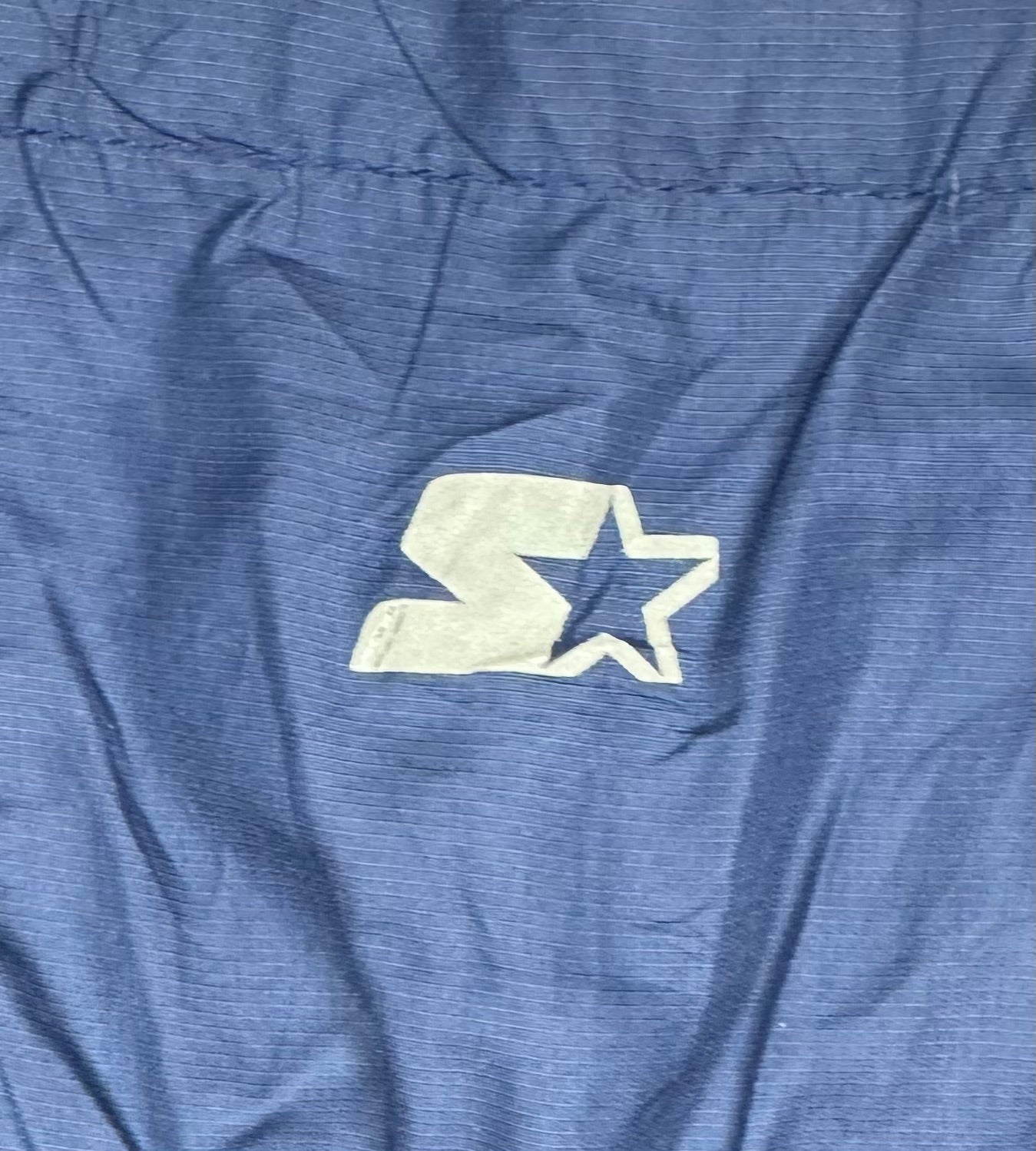 Starter Vintage Regenparka Blau Größe S