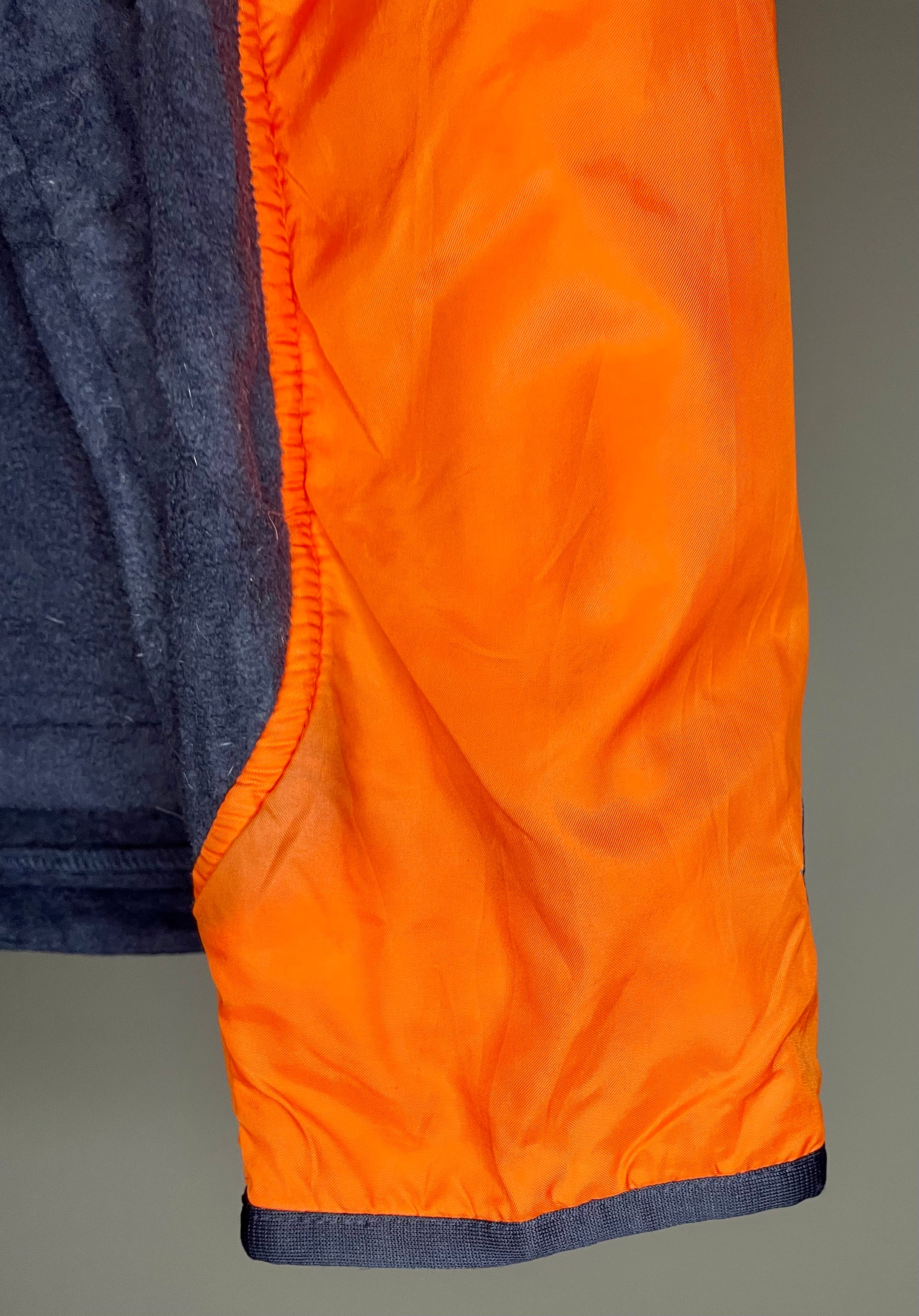 NFL Fleece Jacke Chicago Bears Orange/Blau Größe M