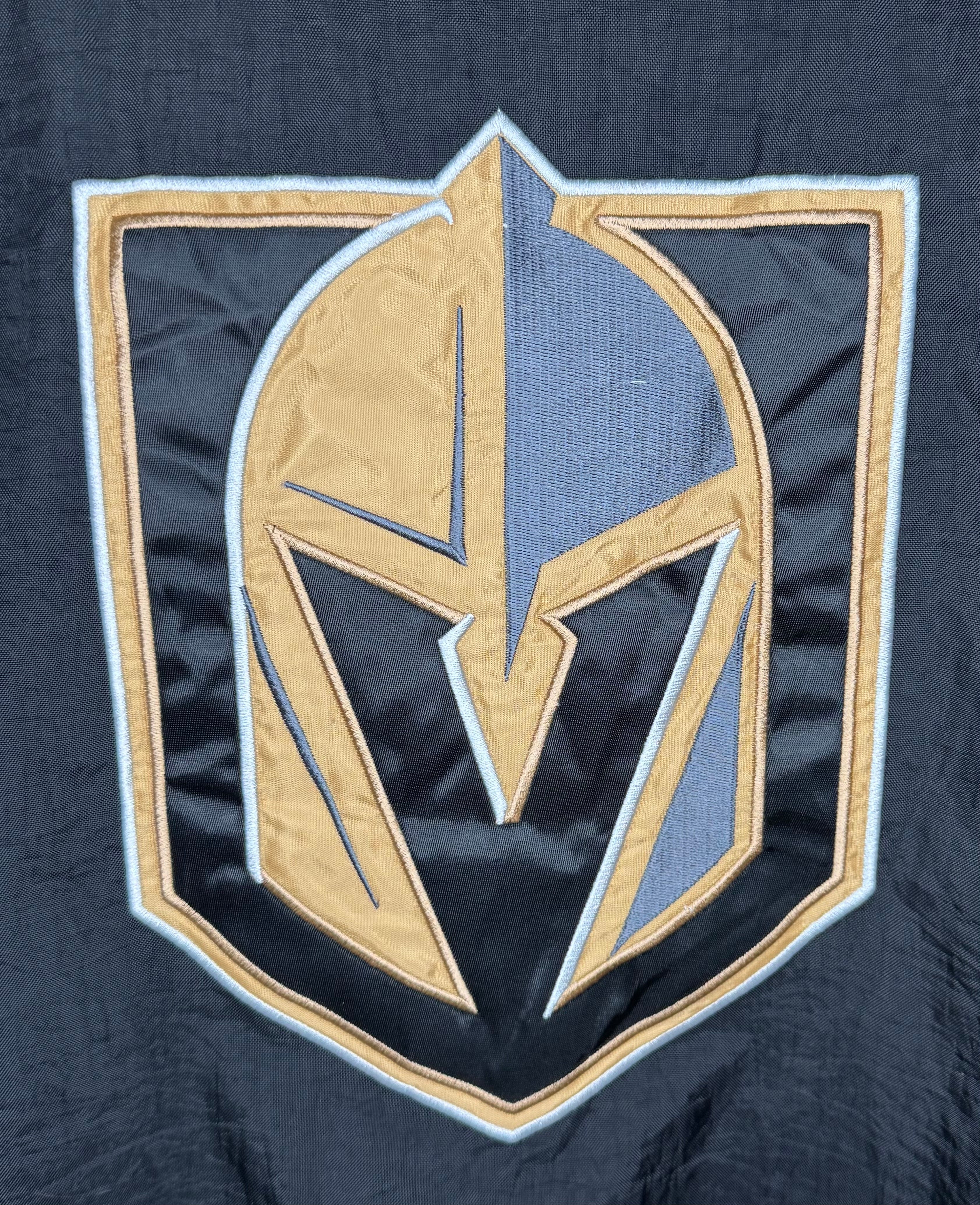 Starter Vintage Vegas Golden Knights Windbreaker Schwarz/Gold Größe XL