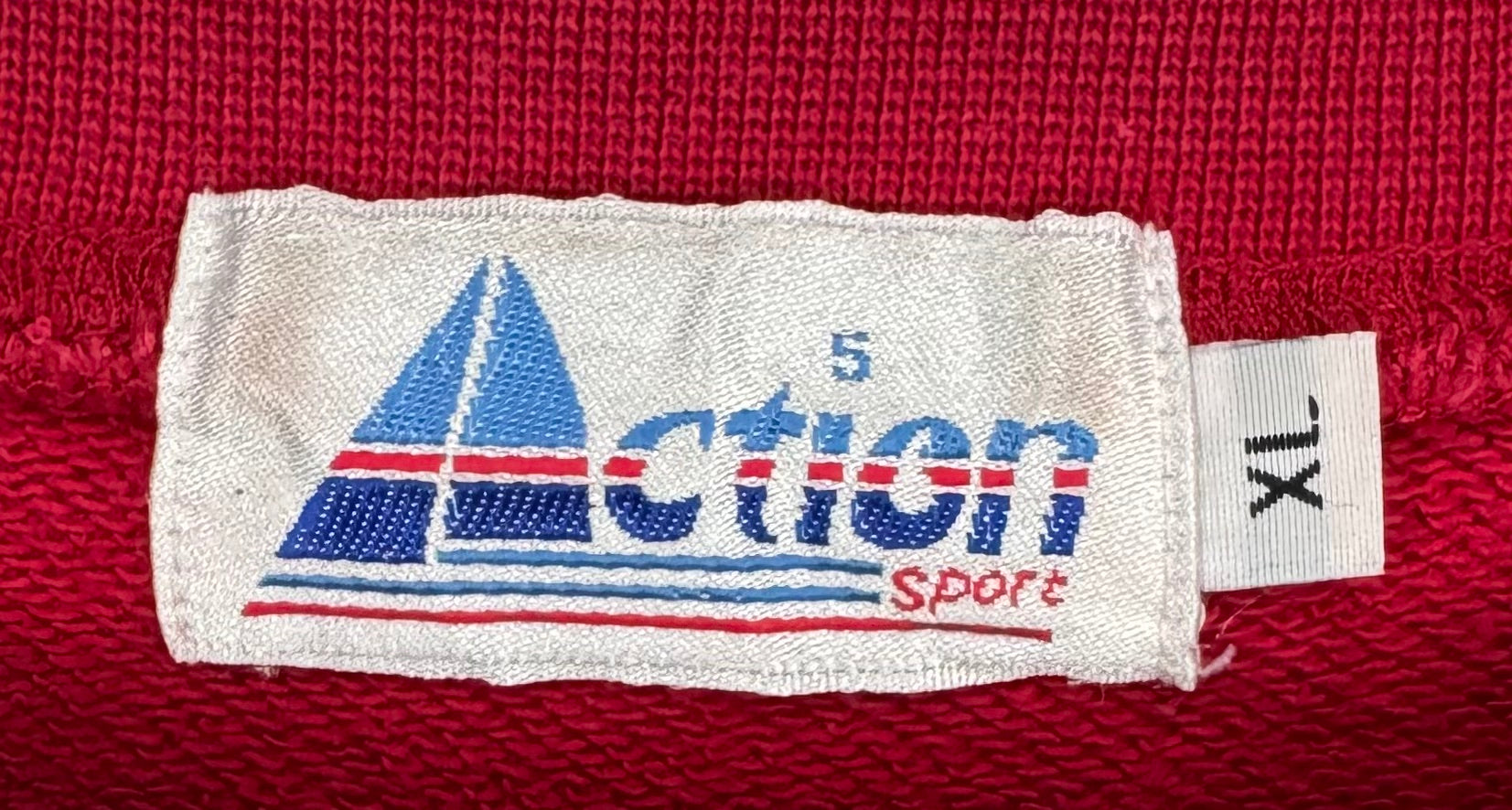Action Sport Sweater New York Crazy Campus Rot Größe XL Damen