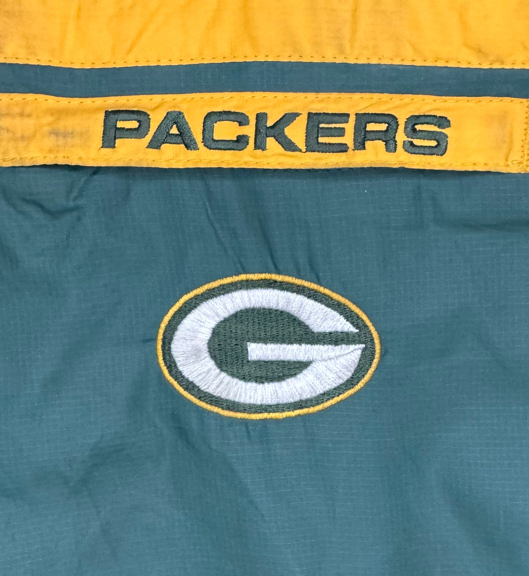 NFL Vintage Green Bay Packers Jacke Grün/Gelb Größe XL