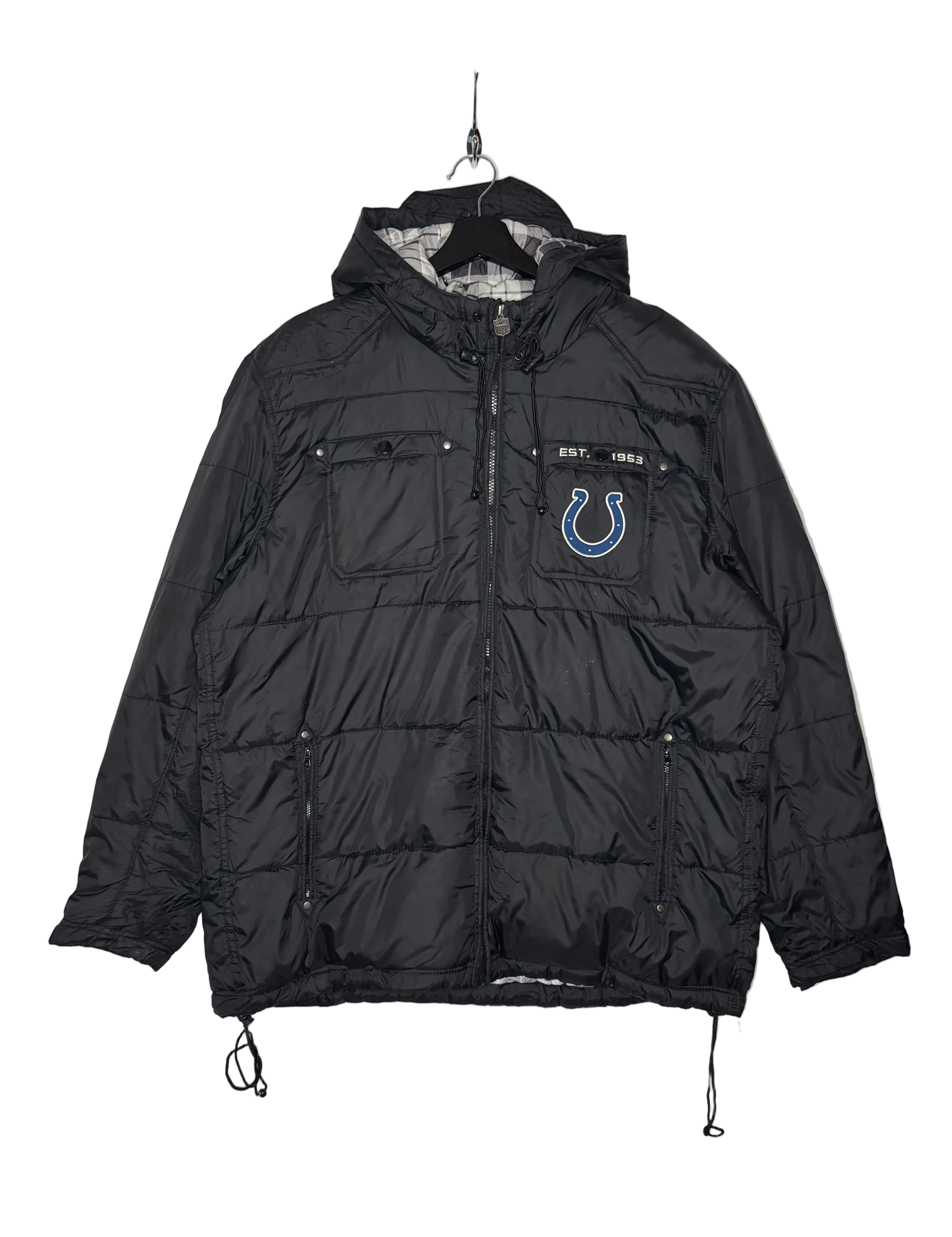 NFL ProLine Winterjacke Indianapolis Colts Schwarz Größe XL