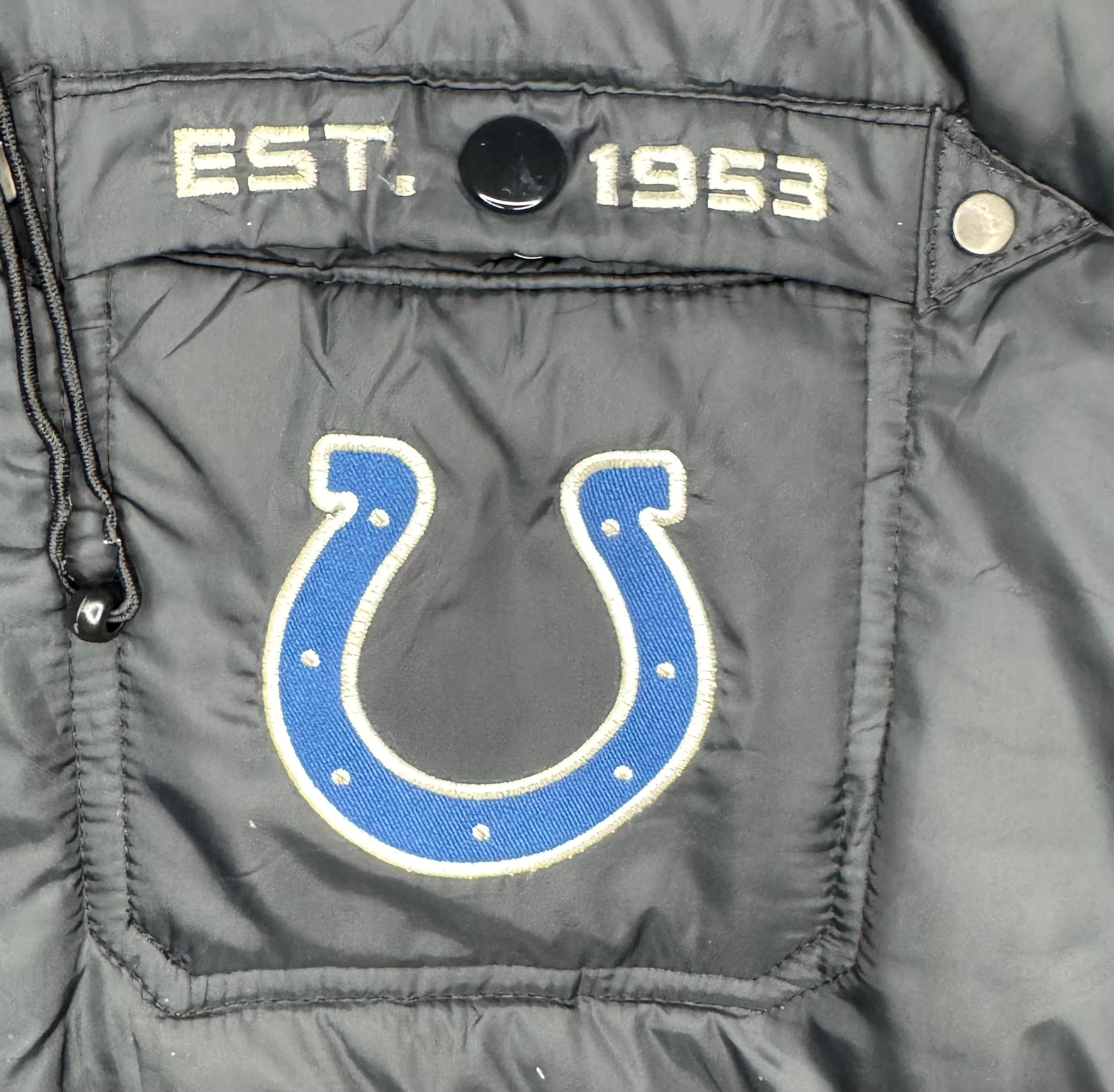 NFL ProLine Winterjacke Indianapolis Colts Schwarz Größe XL