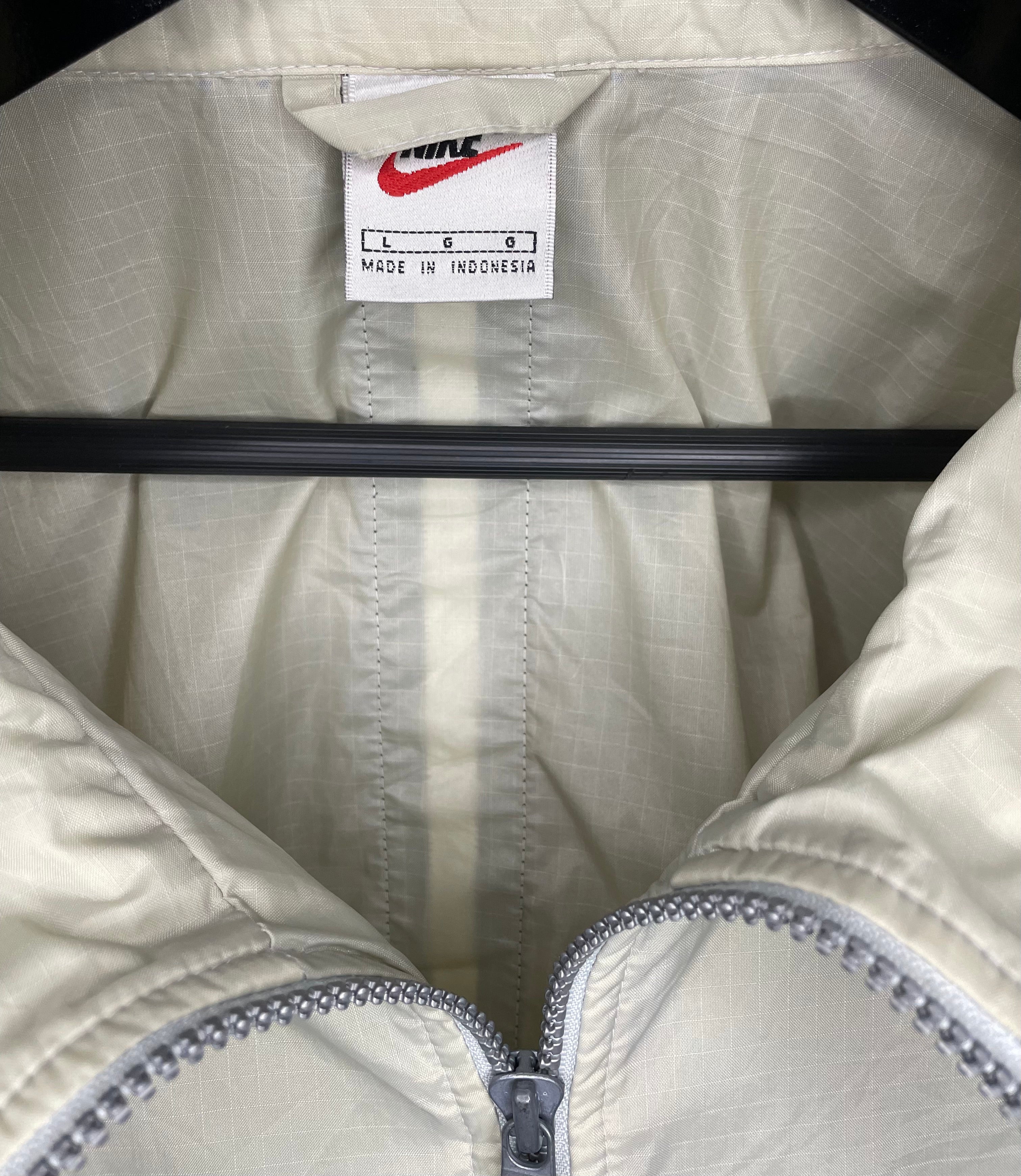 Chaqueta cortavientos Nike Vintage Beige Talla L