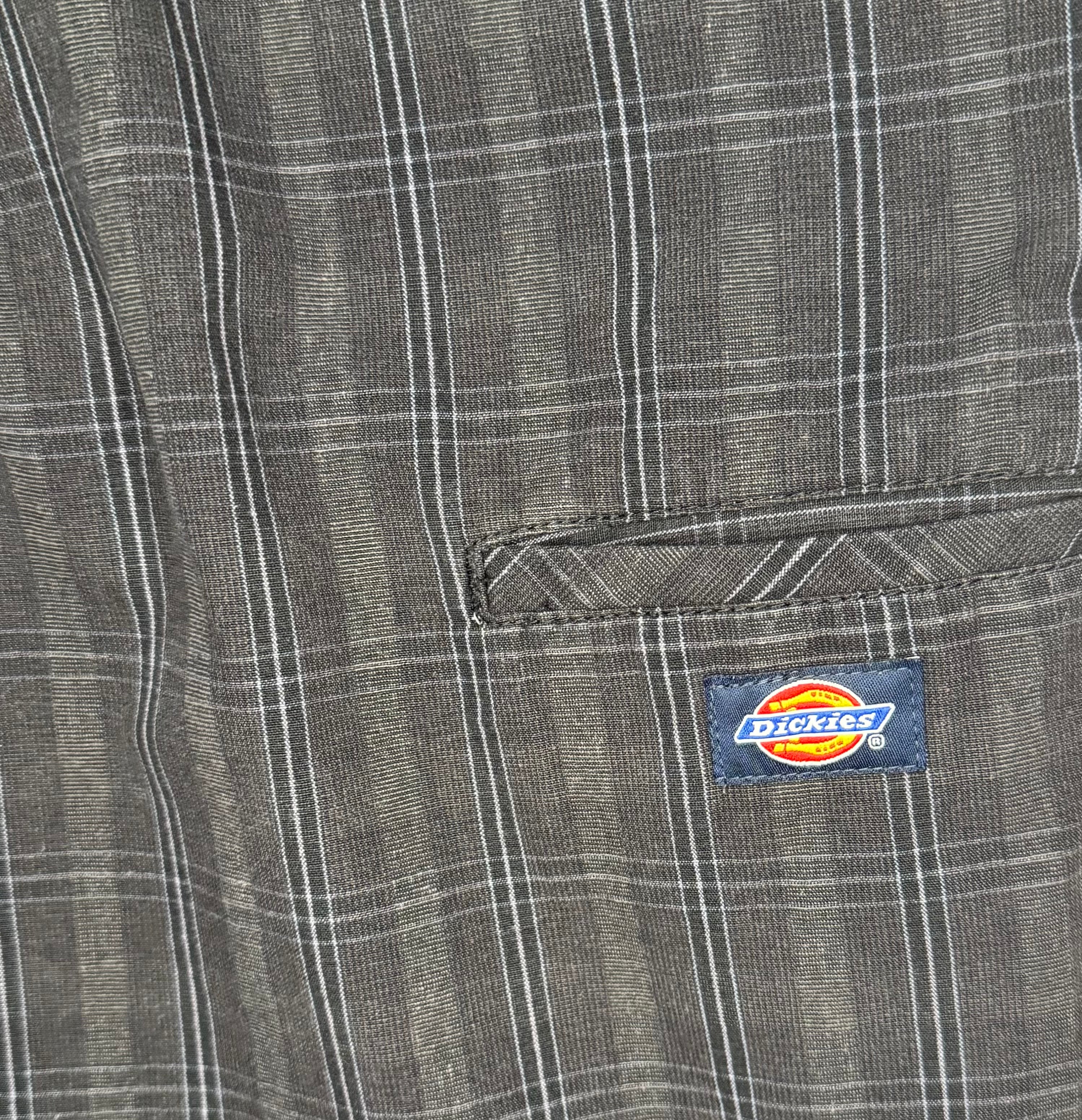 Dickies Vintage Chinoshorts Braun kariert Größe 32