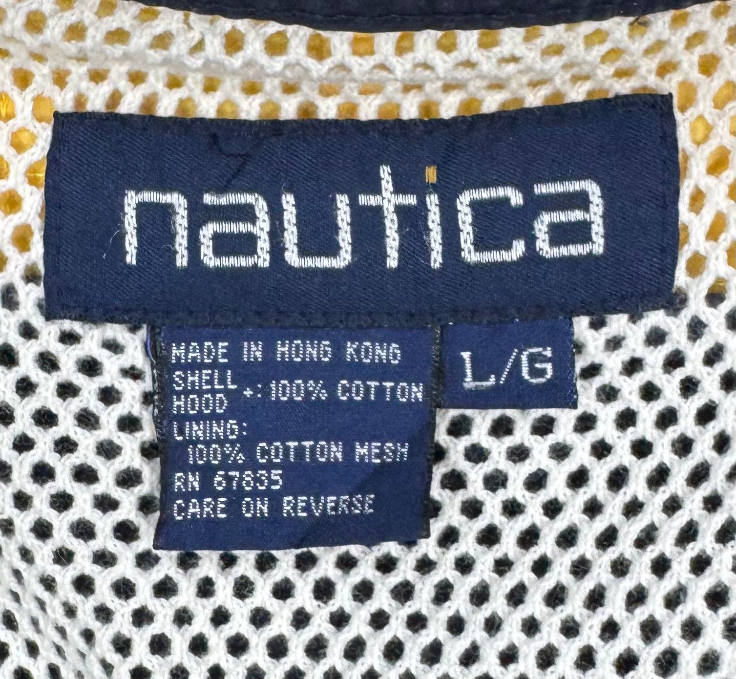 Nautica Vintage Sailing Jacket Blau/Gelb Größe L