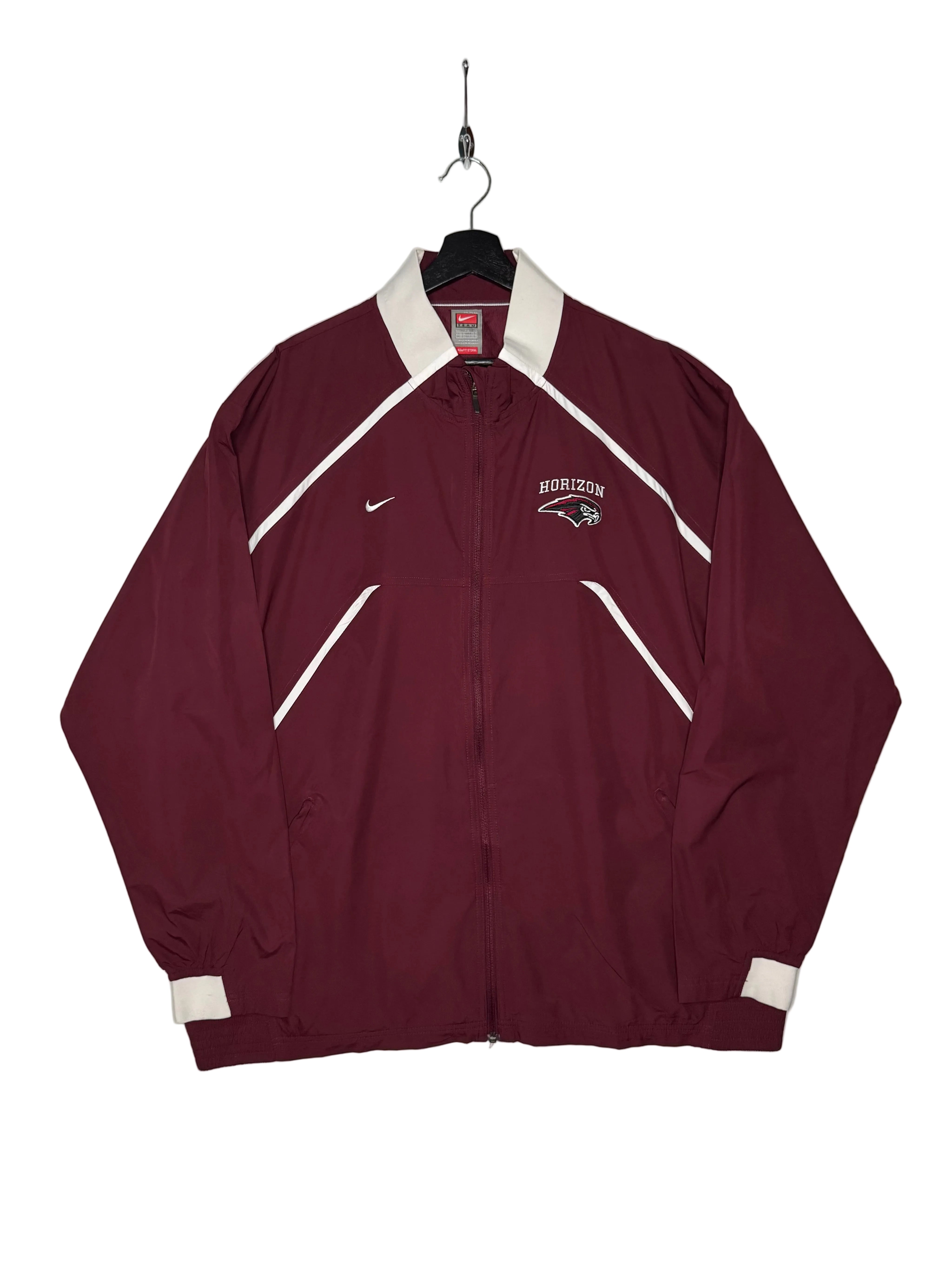 Nike Vintage Horizon Hawks Trainingsjacke Rot Größe XXL